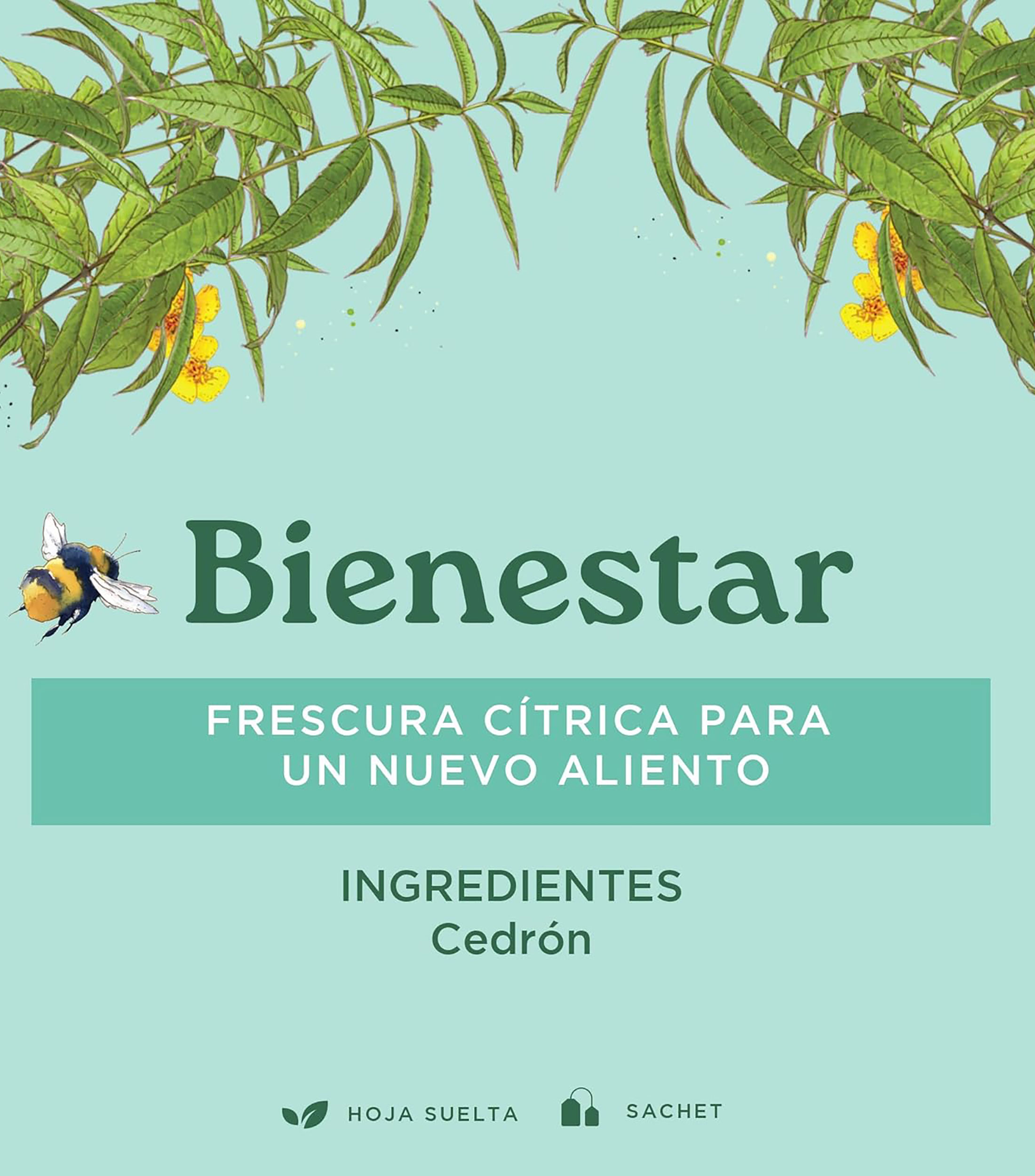 Te Orgánico de hoja suelta Bienestar, 27 g