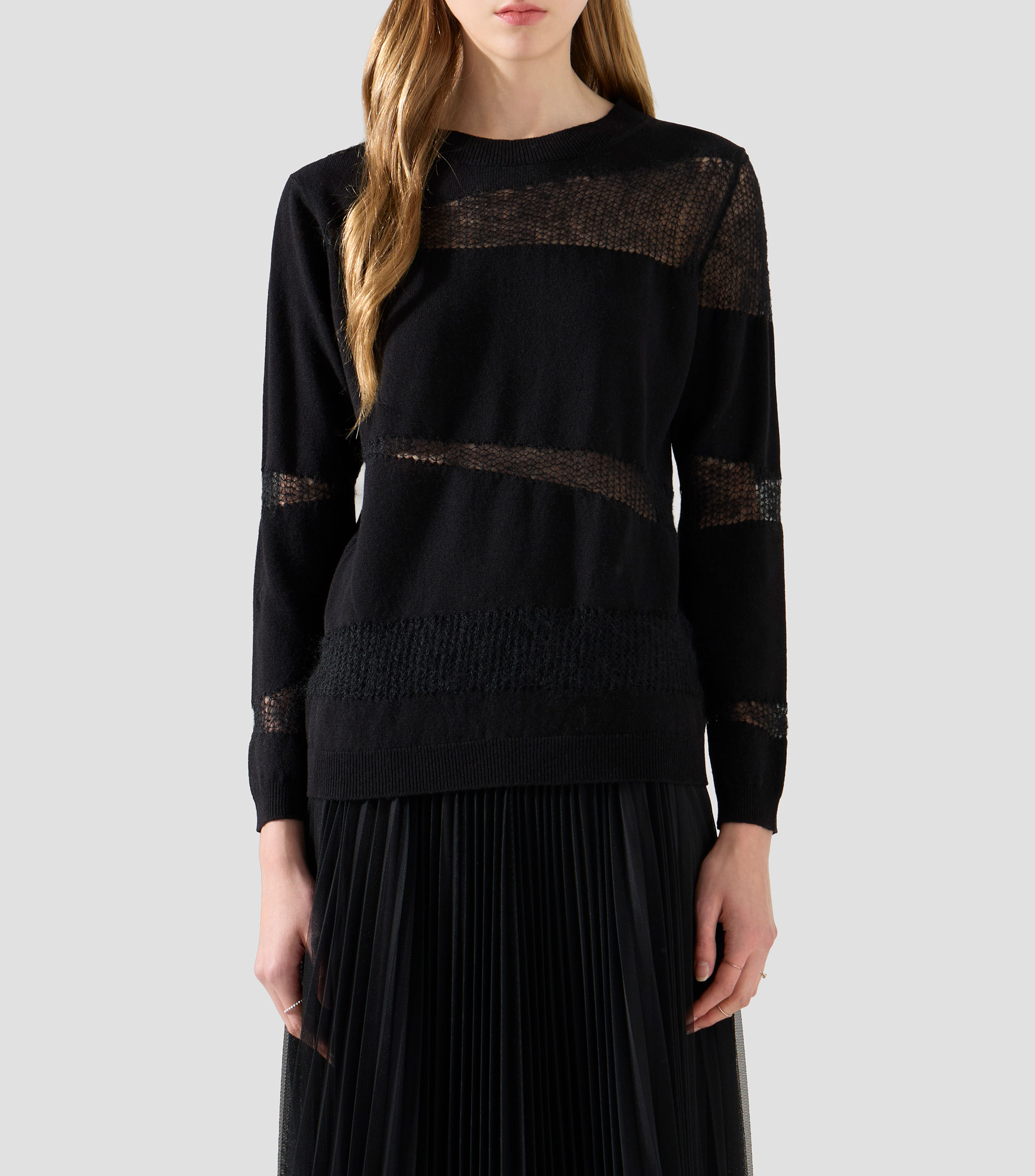 Suéter cuello redondo Mujer