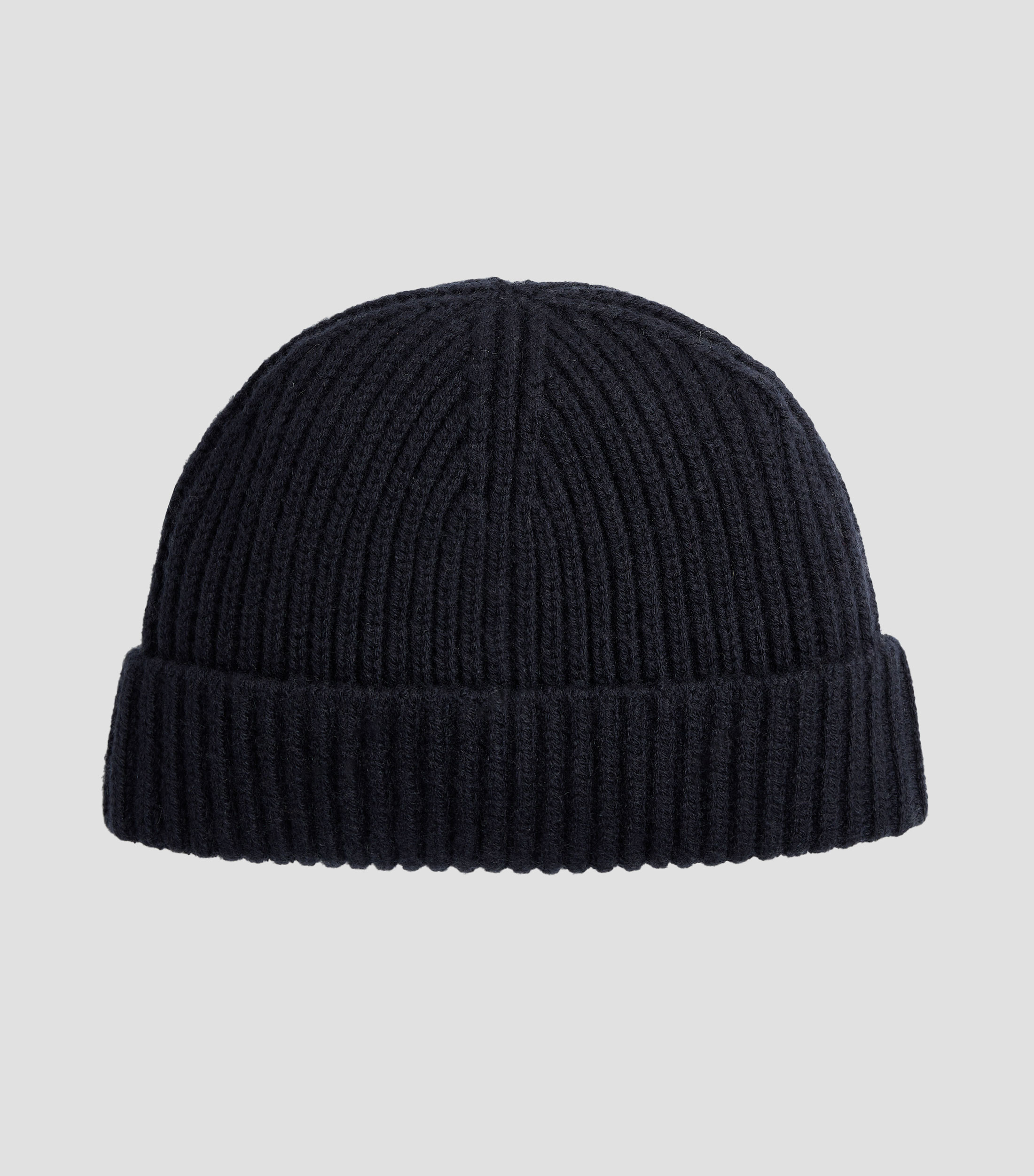 Gorro en tejido de punto acanalado Hombre