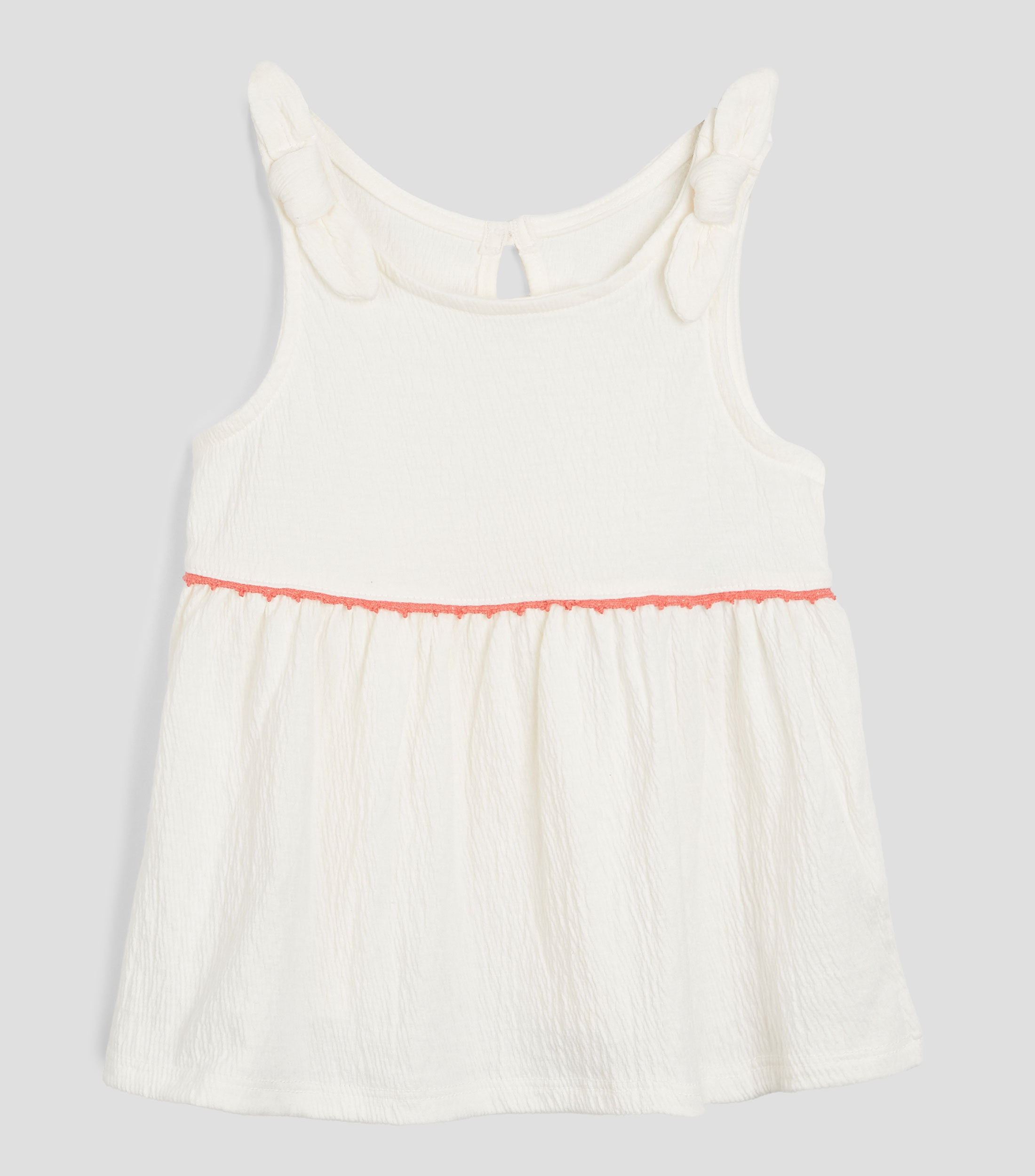 Vestido casual sólido Bebé