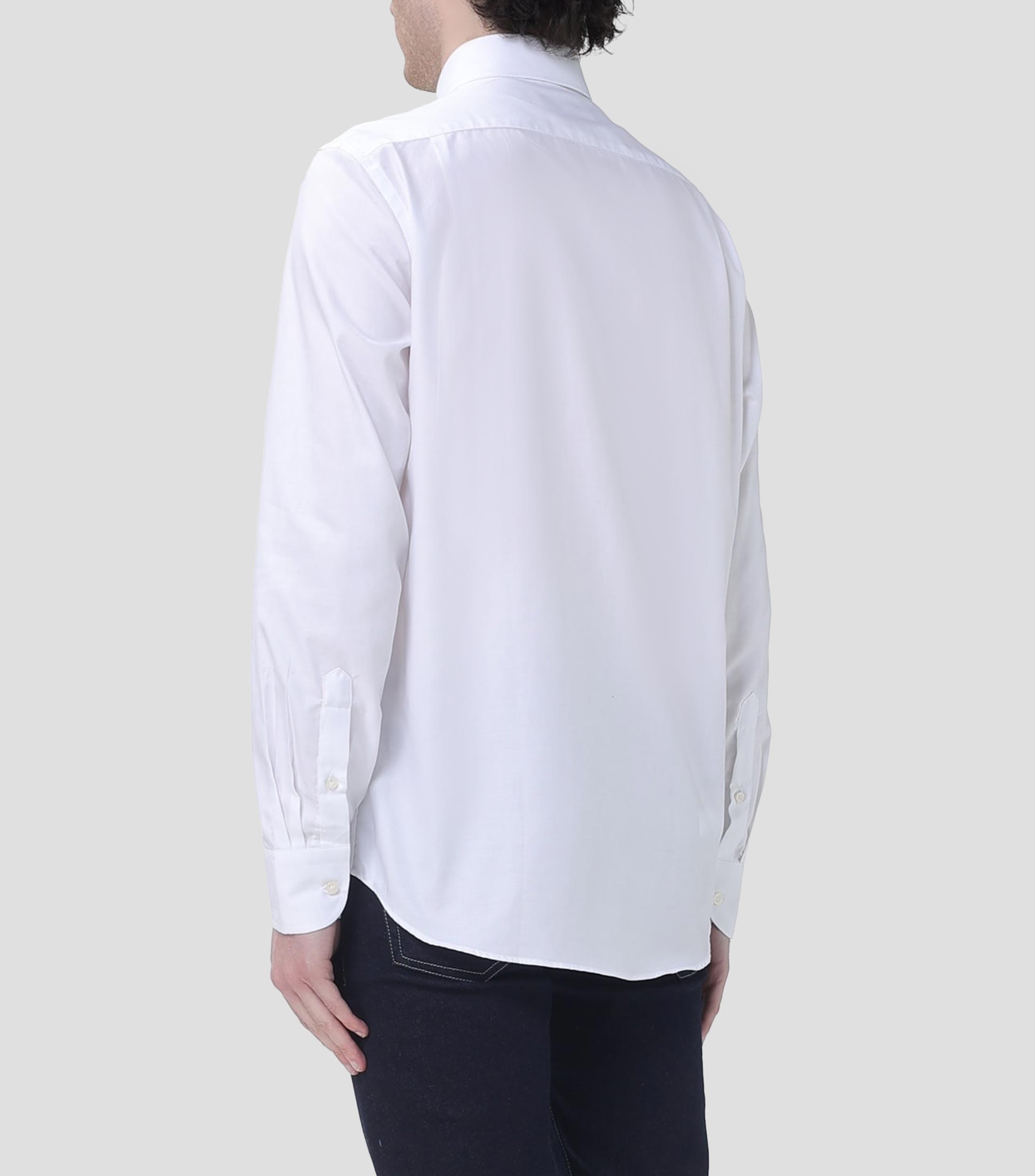 Camisa lisa manga larga Hombre