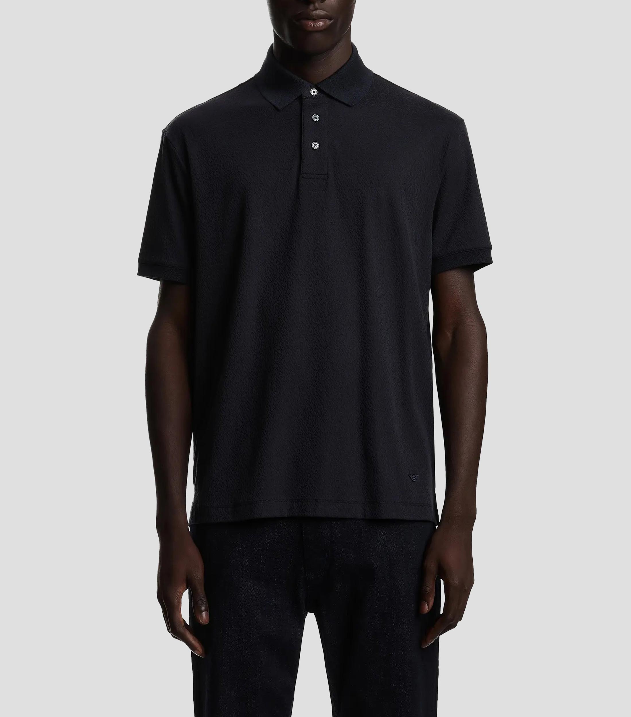 Playera tipo Polo manga corta lisa Hombre
