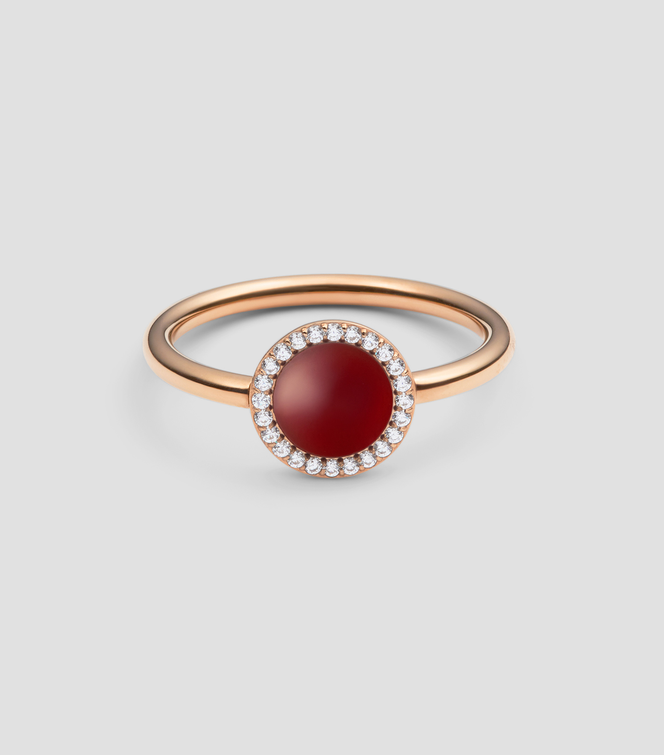Anillo Agata Roja Mujer