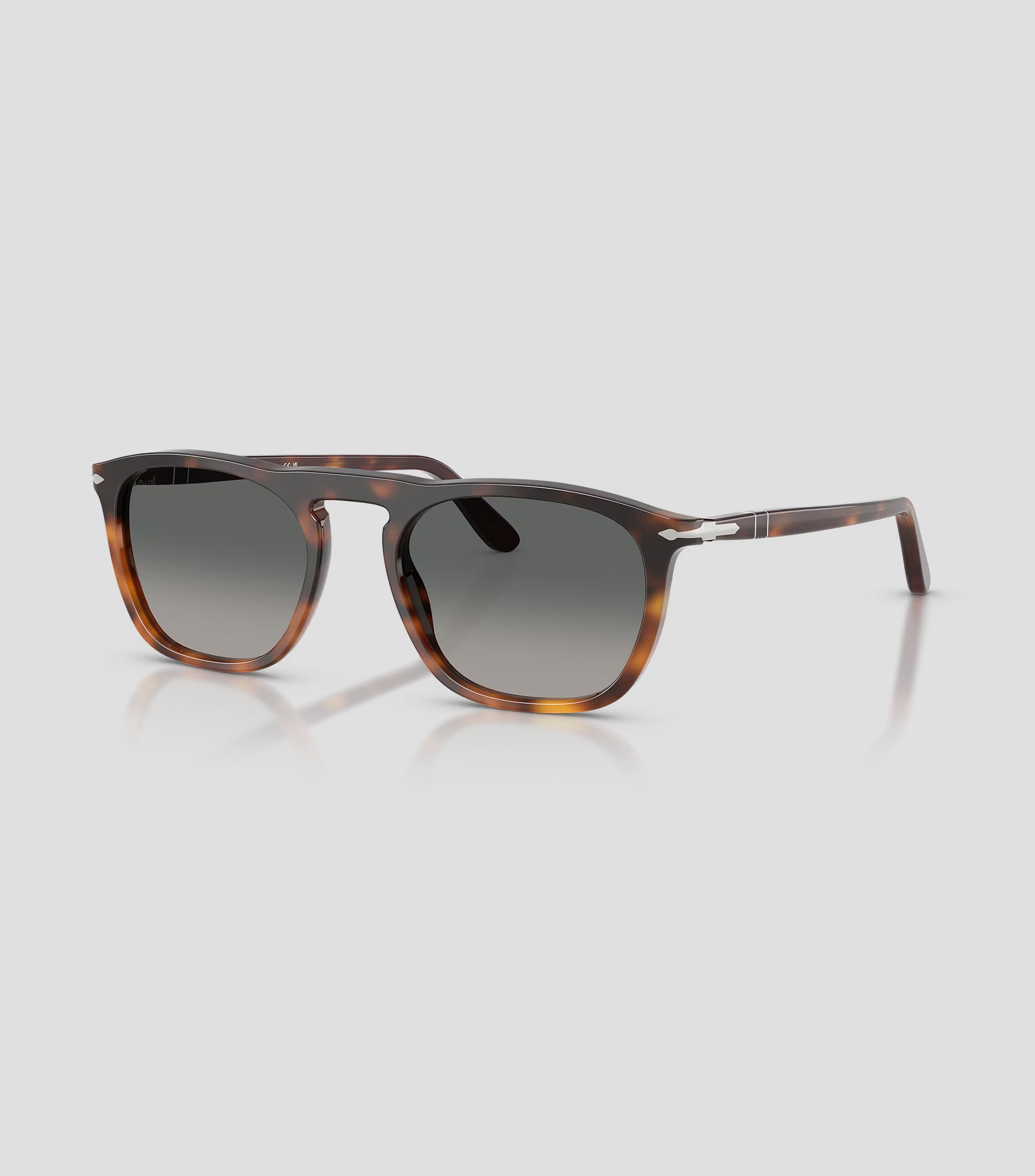 Lentes de sol cuadrados marrones Unisex