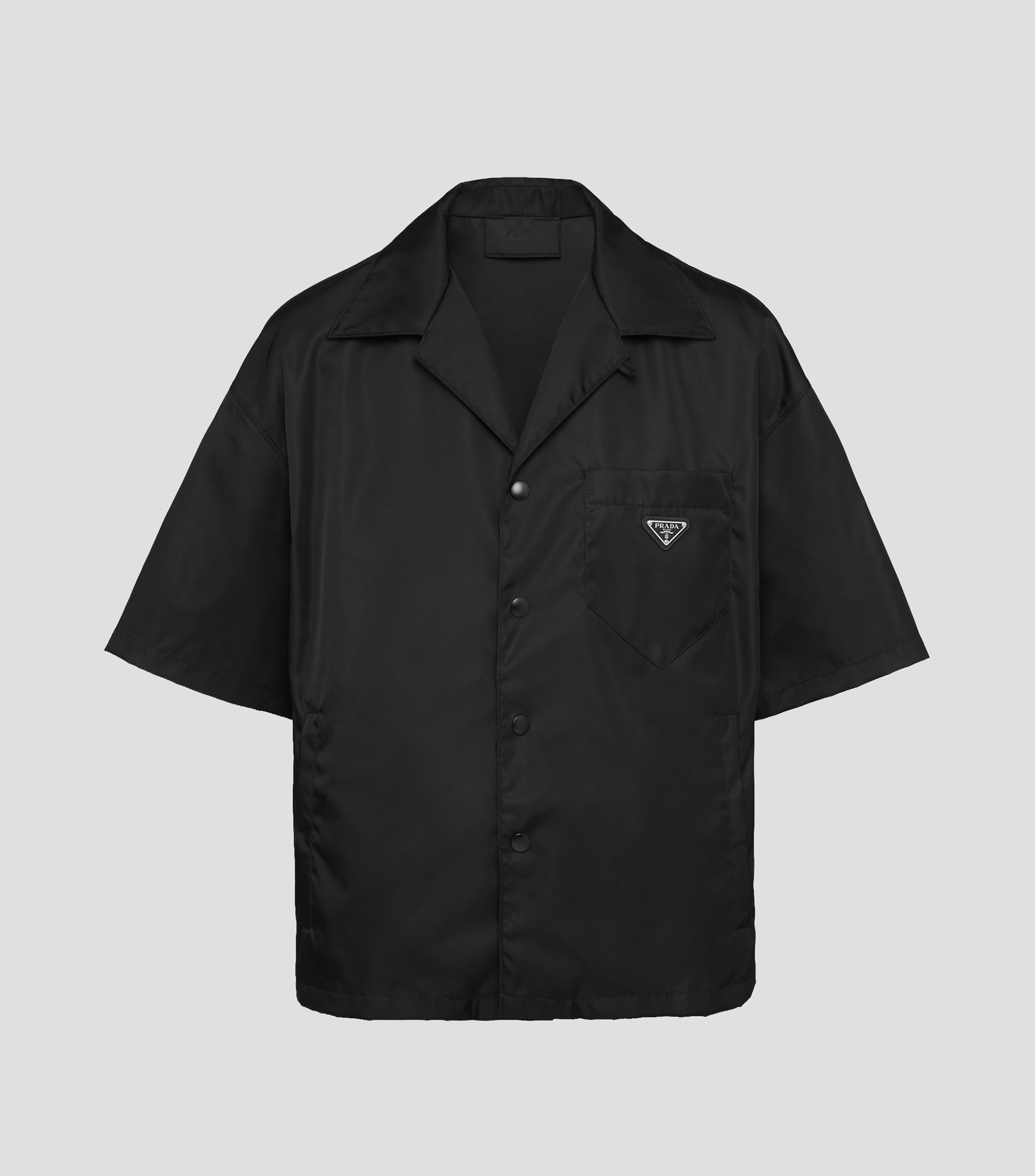 Camisa lisa manga corta Hombre