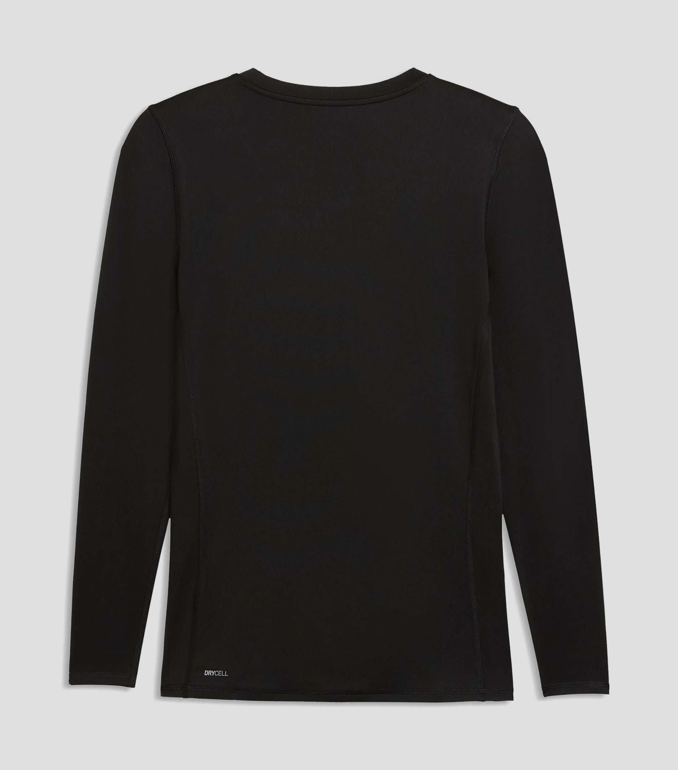 Playera de entrenamiento cuello redondo manga larga estampada Hombre