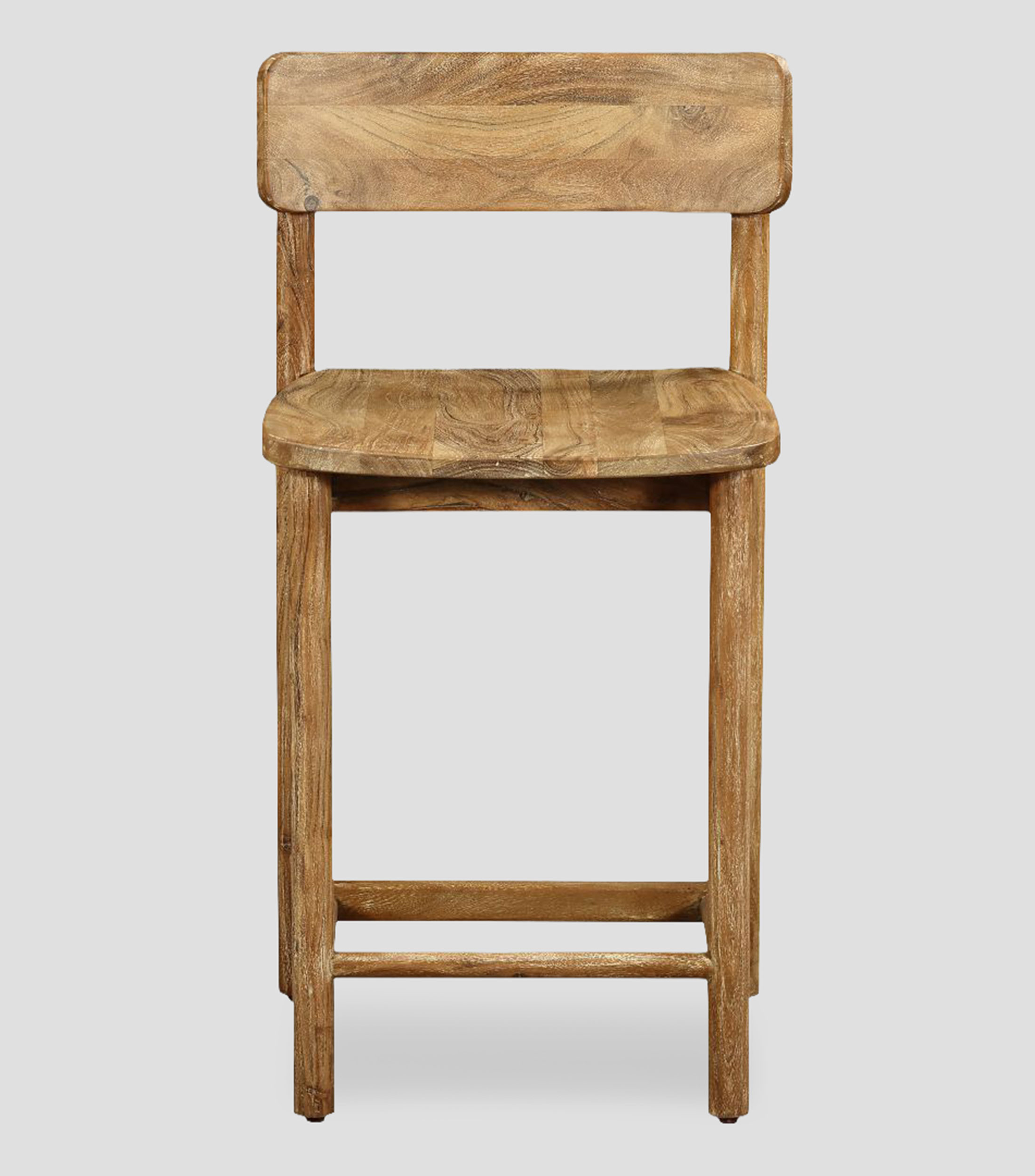 Silla Ellipse Countder en madera de acacia café