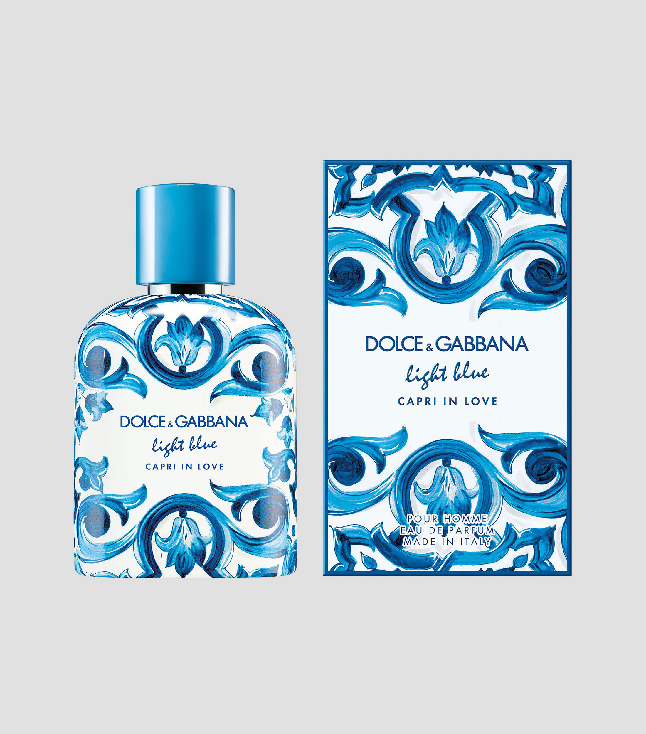 Perfume Light Blue Capri In Love Pour Homme, Eau de Parfum 100 ml para Hombre