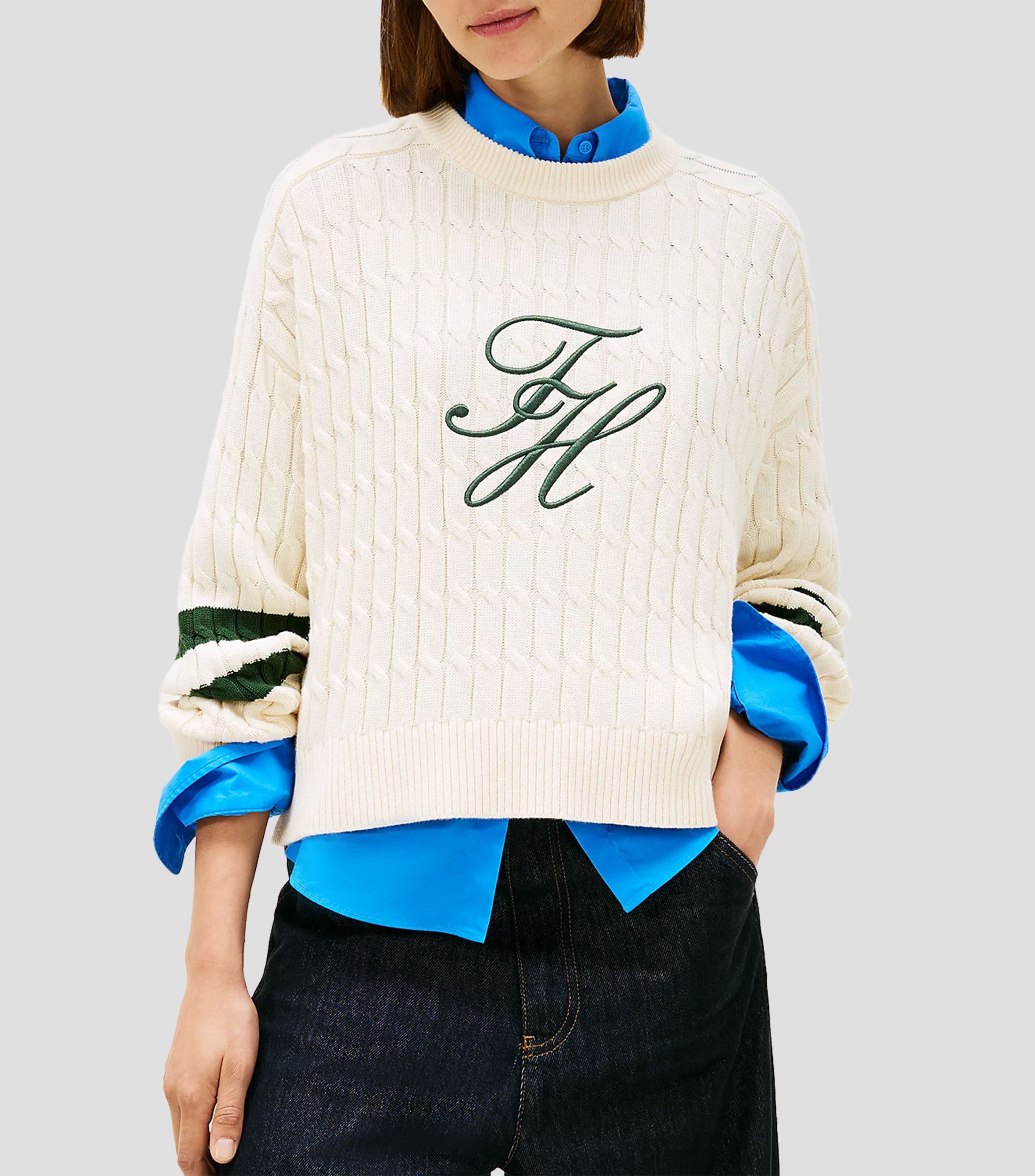 Suéter cuello redondo Mujer