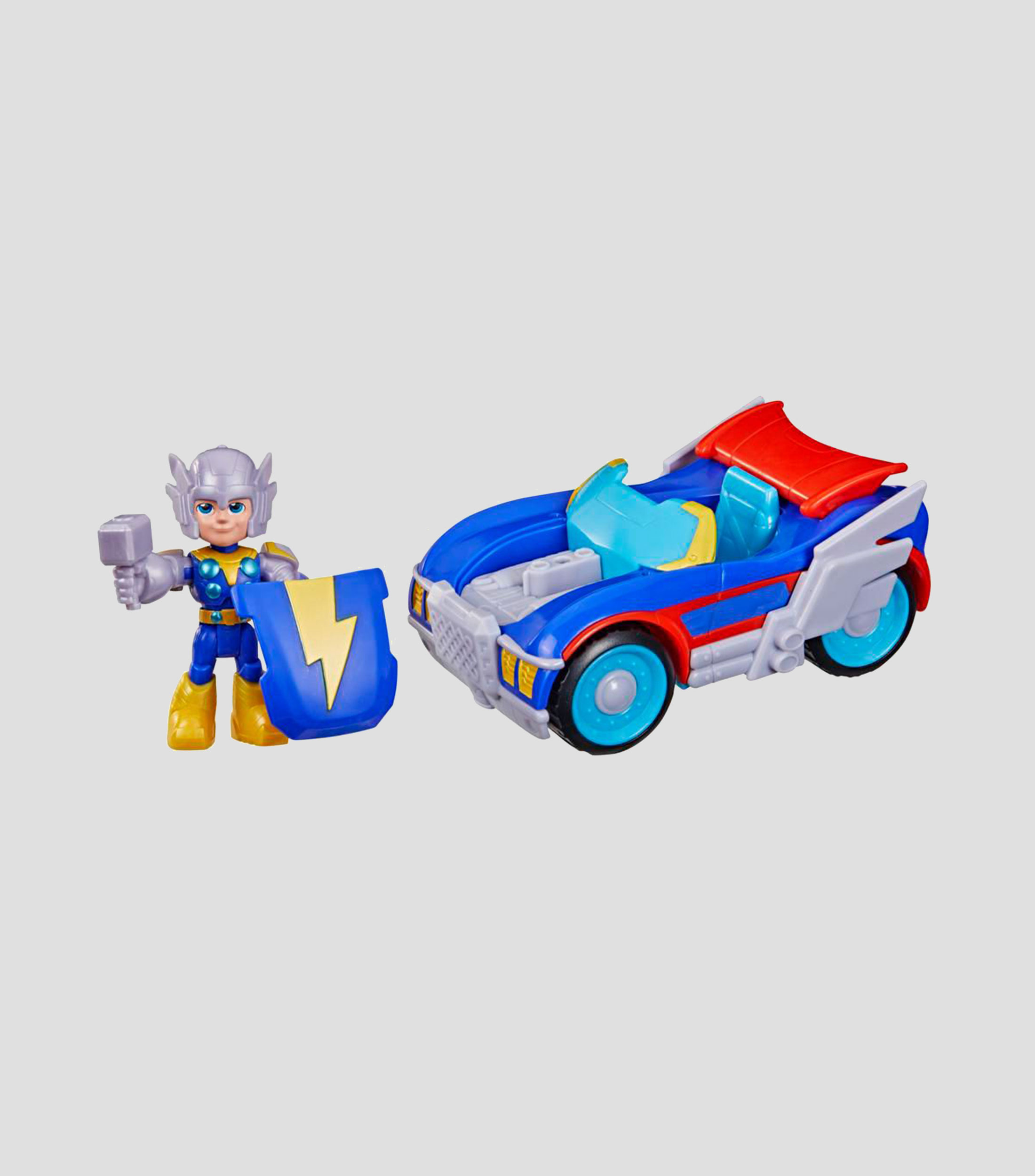 Set Bólido Trueno Thor Iron Man and his Awesome Friends