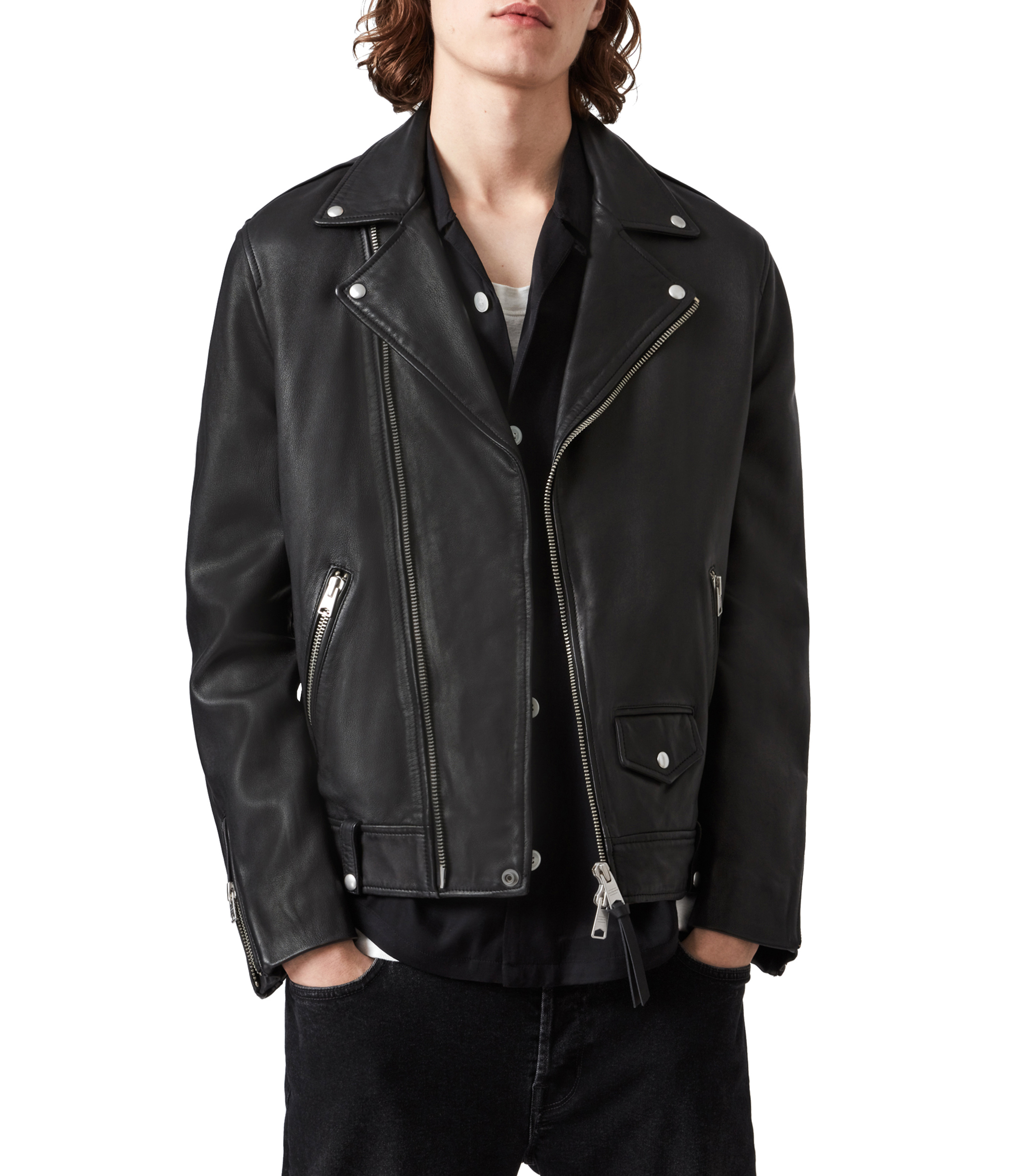 Chamarras biker hombre on sale