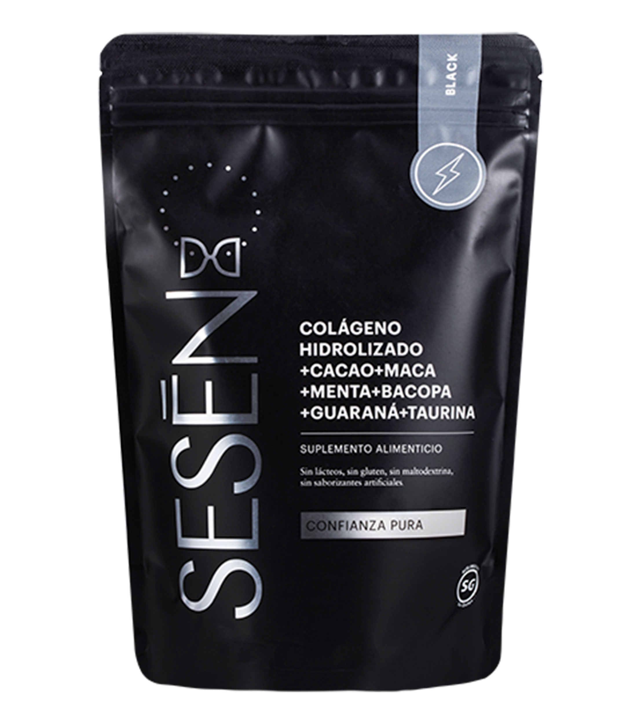 Suplemento alimenticio Black peptidos bioactivos, 225 g