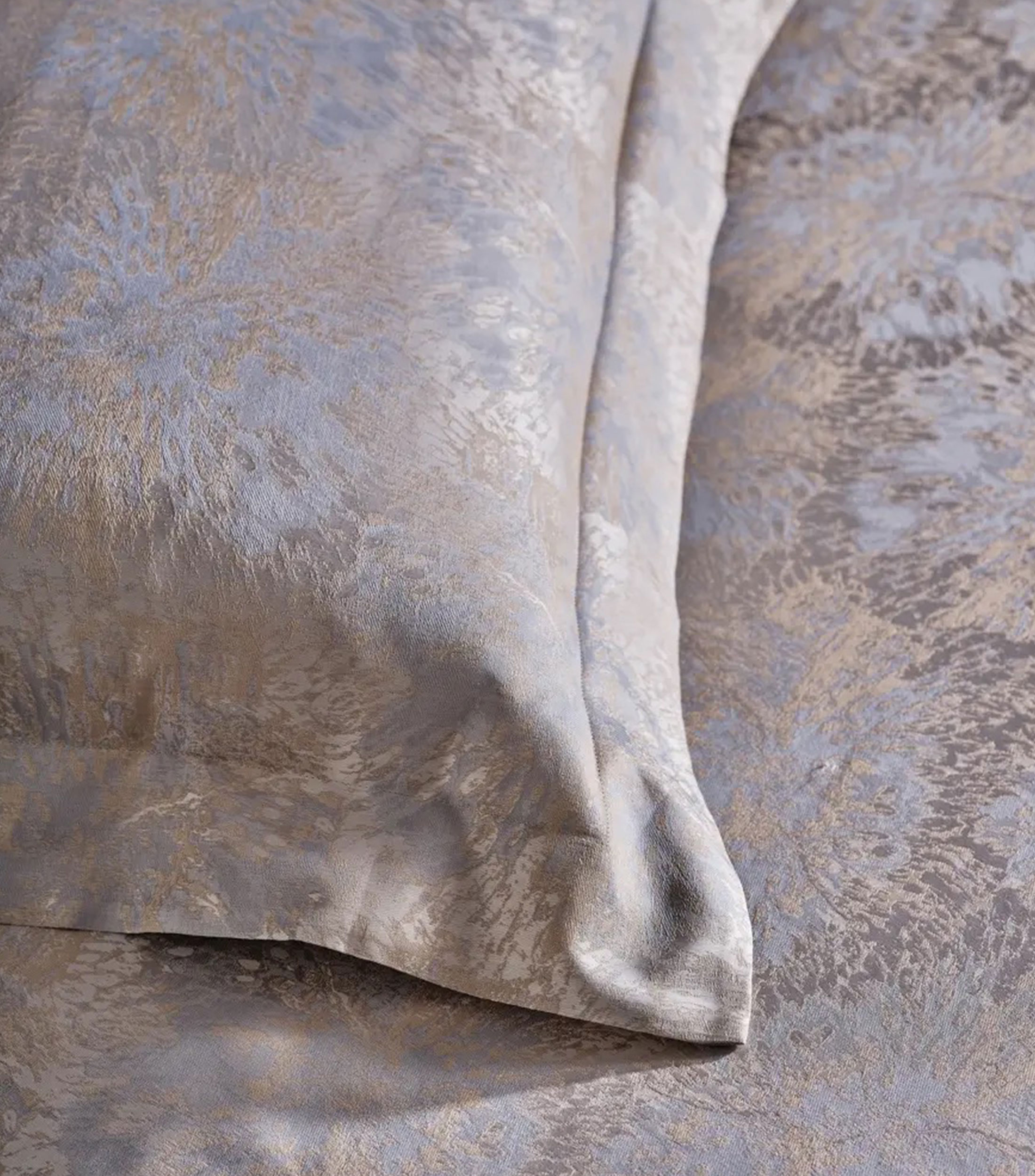 Funda para duvet queen size en algodón Sahara Flower Arredo arena