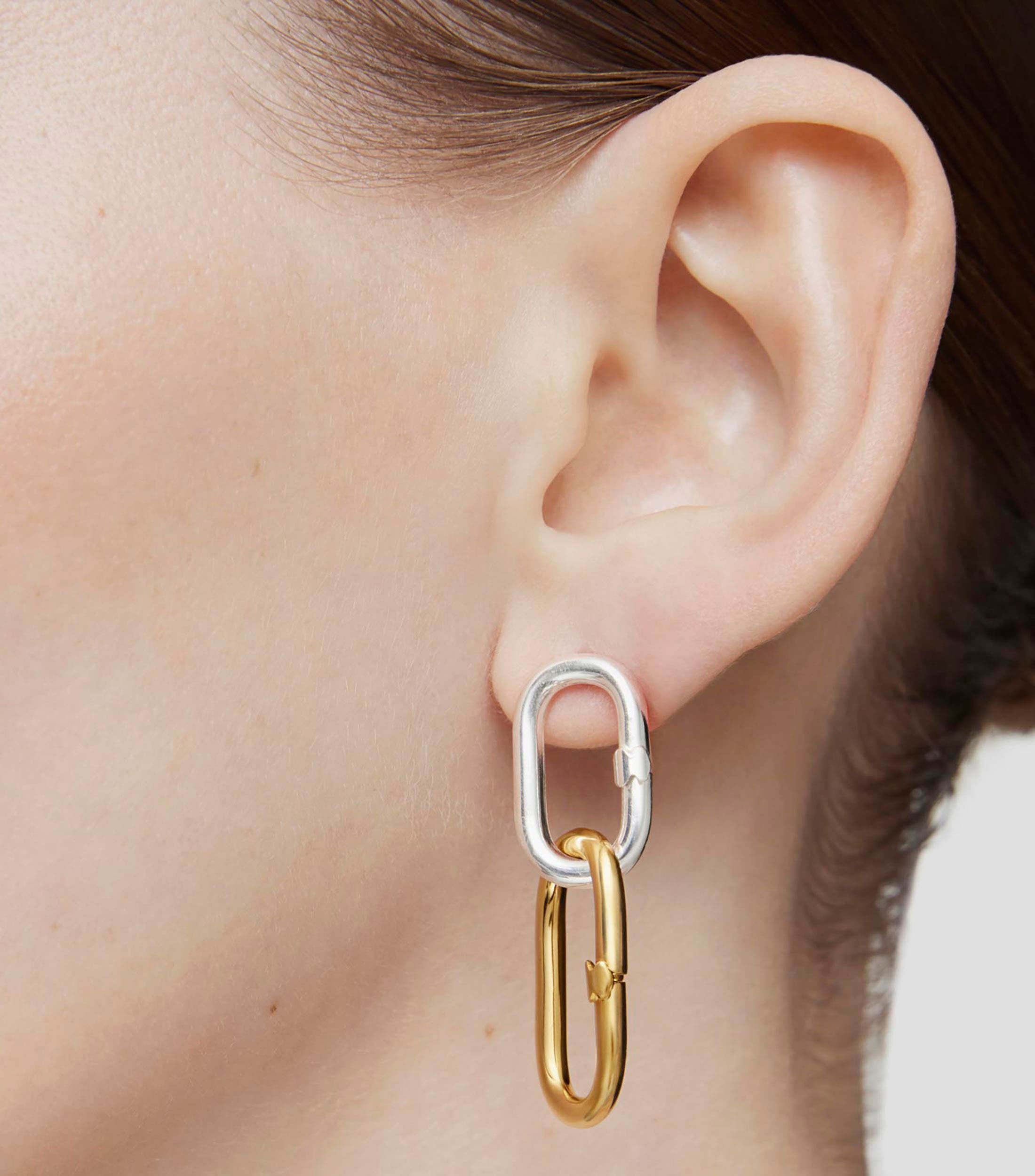 Aretes Hold Oval Mujer