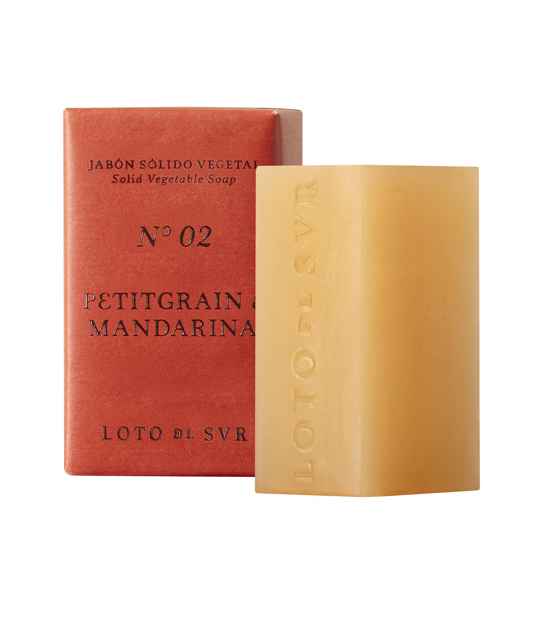 Jabón Sólido Vegetal Petitgrain & Mandarina, 140 g
