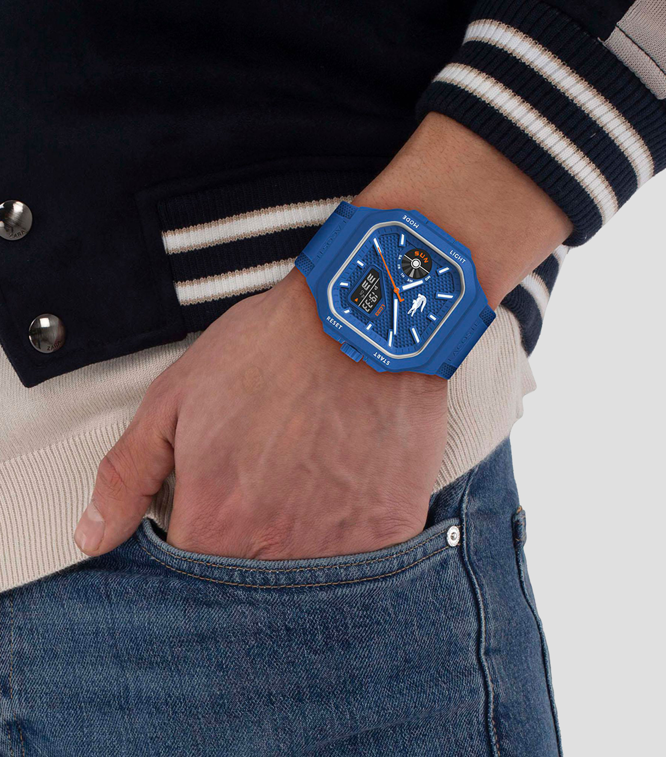 Reloj para Hombre LC33 Square deportivo azul