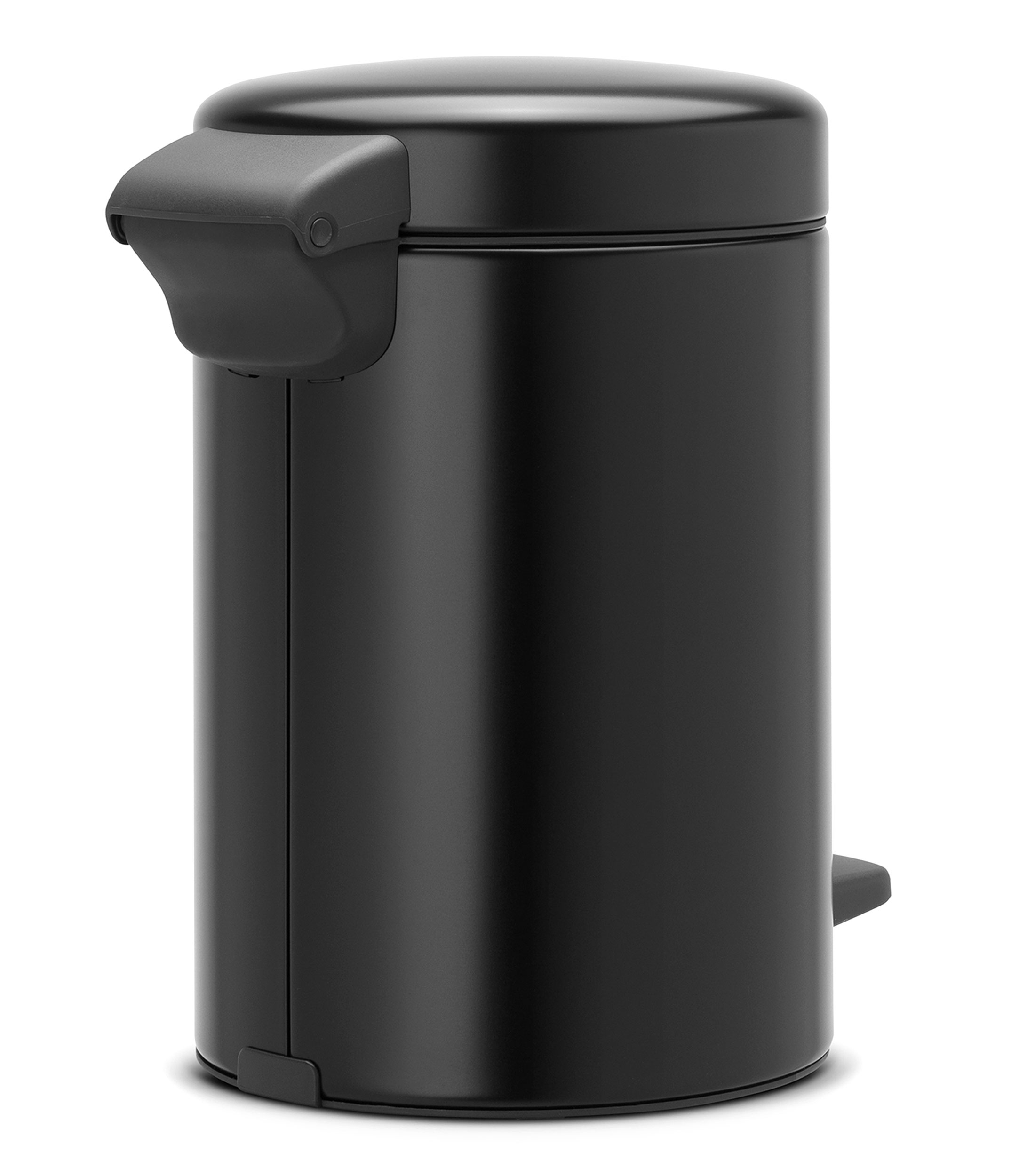 Bote de Basura Newi en Acero inoxidable, Negro