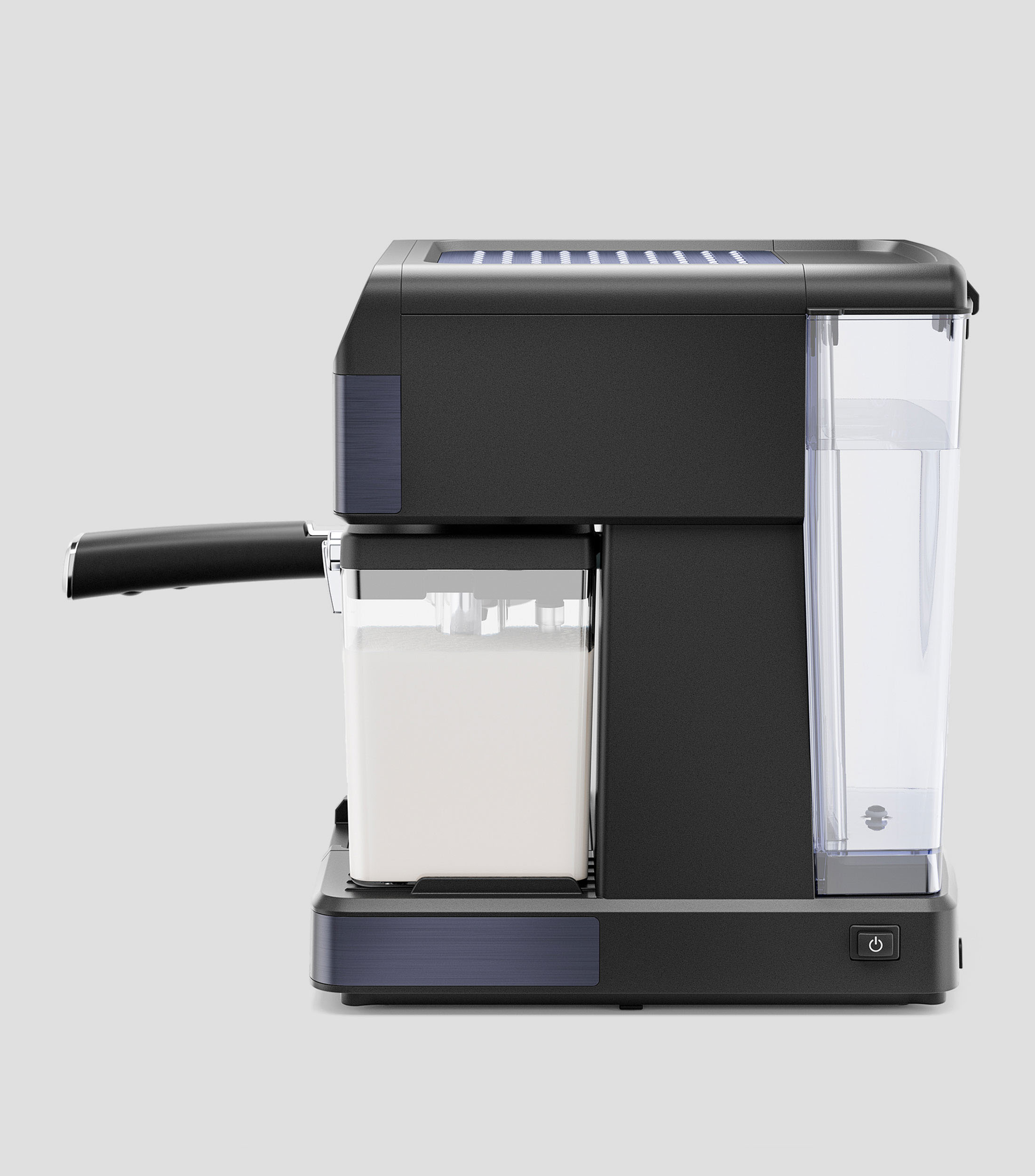 Cafetera espresso Barista Pro Plus para 7 Tazas, Negro, Acero Inoxidable