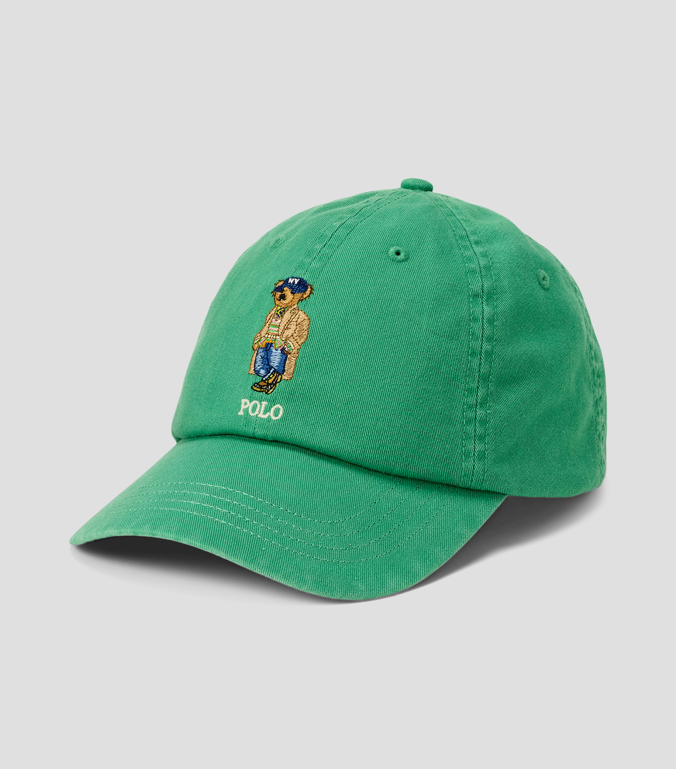 Gorra con oso bordado Hombre