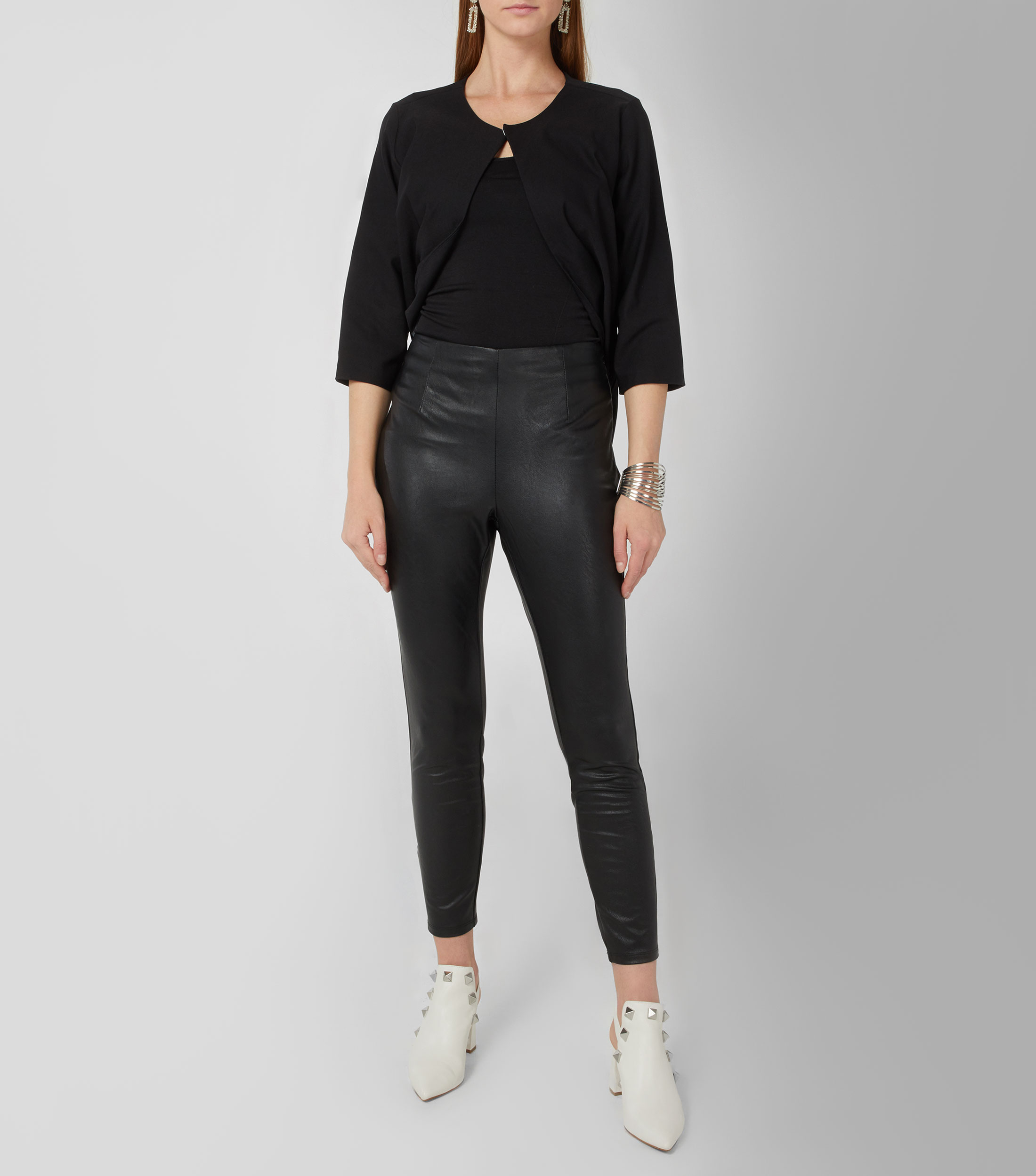 Leggings efecto piel Mujer