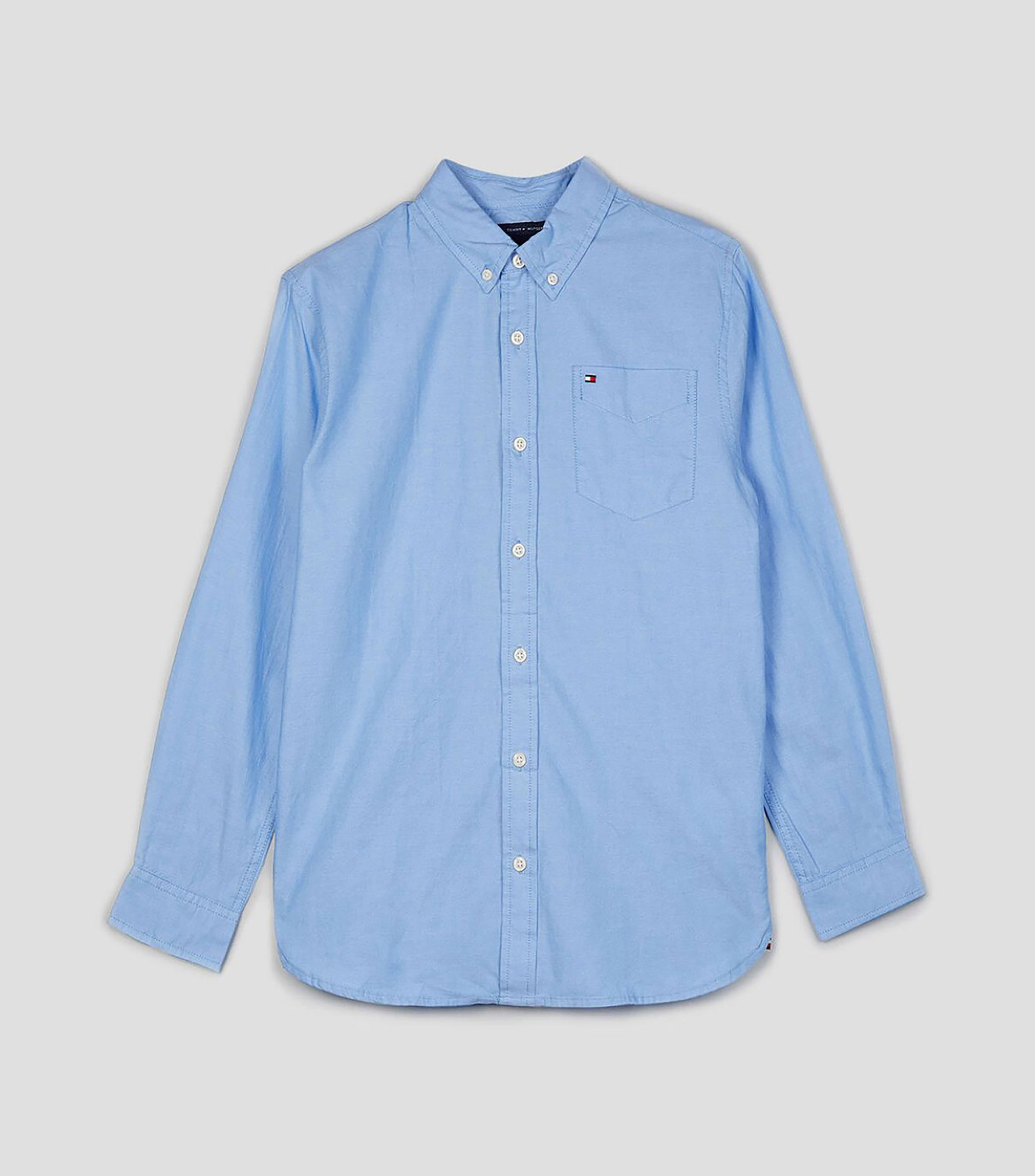 Camisa sólida manga larga Niño