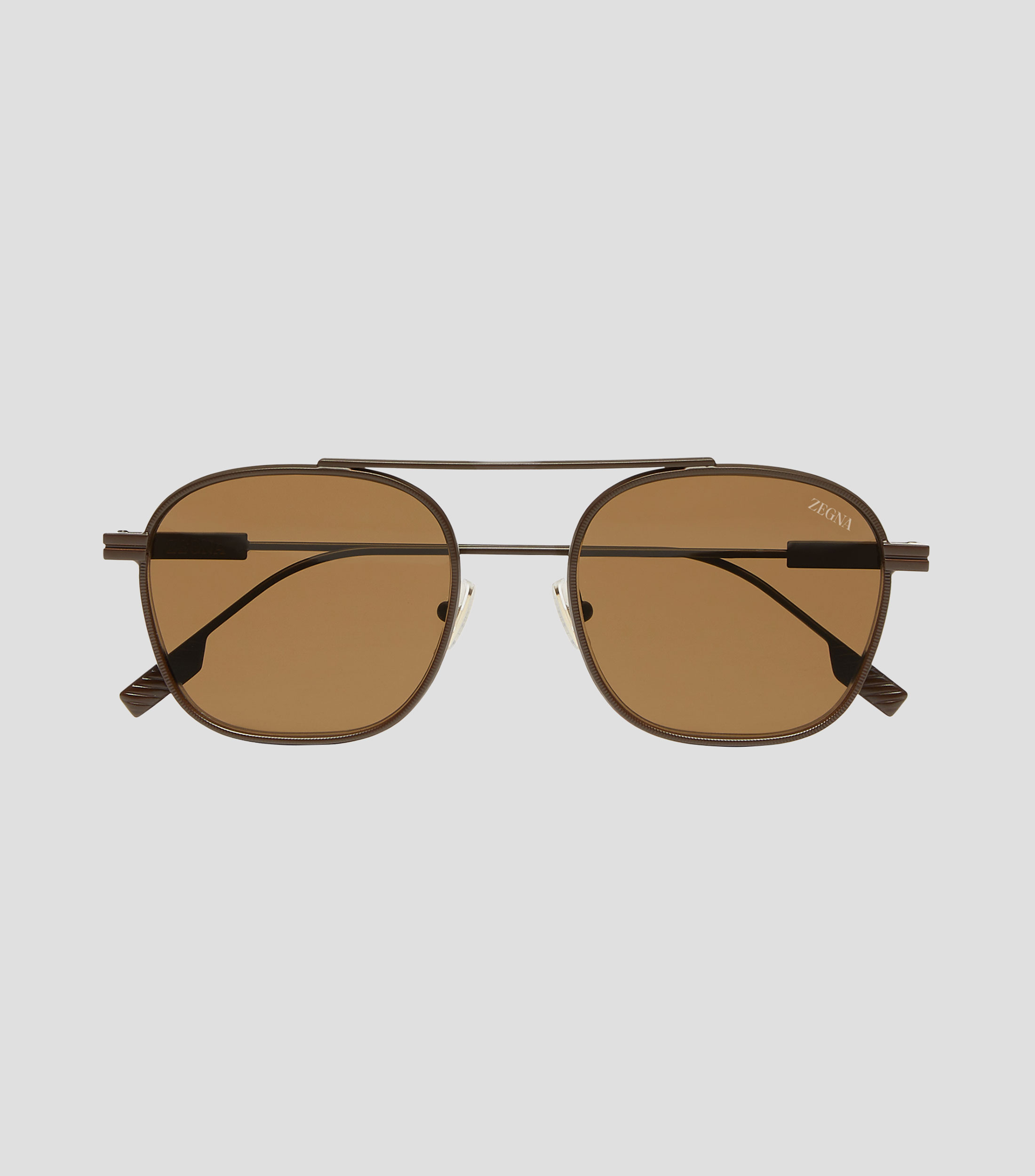 Lentes de sol aviador Orizzonte I marrón oscuro Hombre