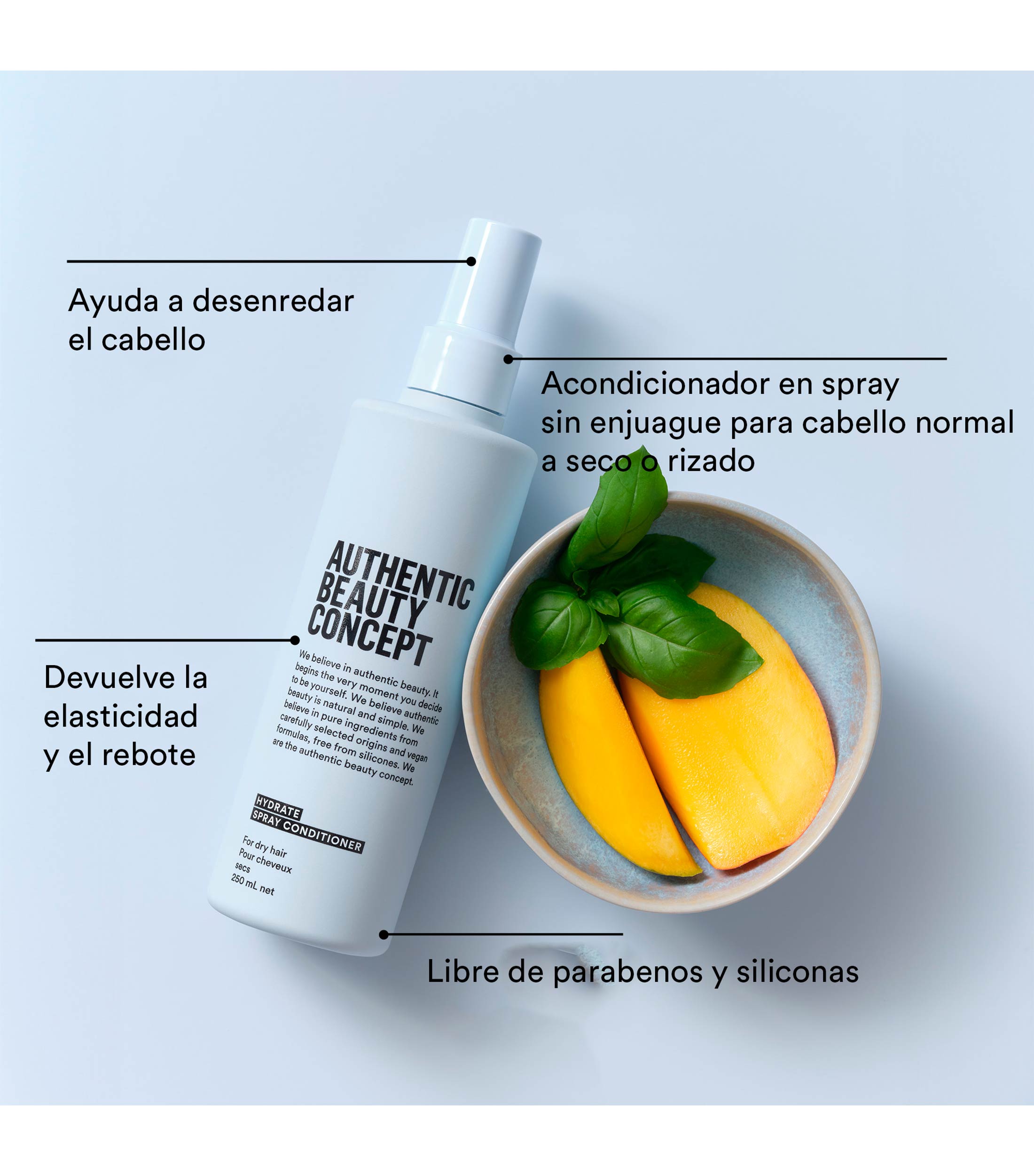 Acondicionador en Spray Hidratante, 250 ml