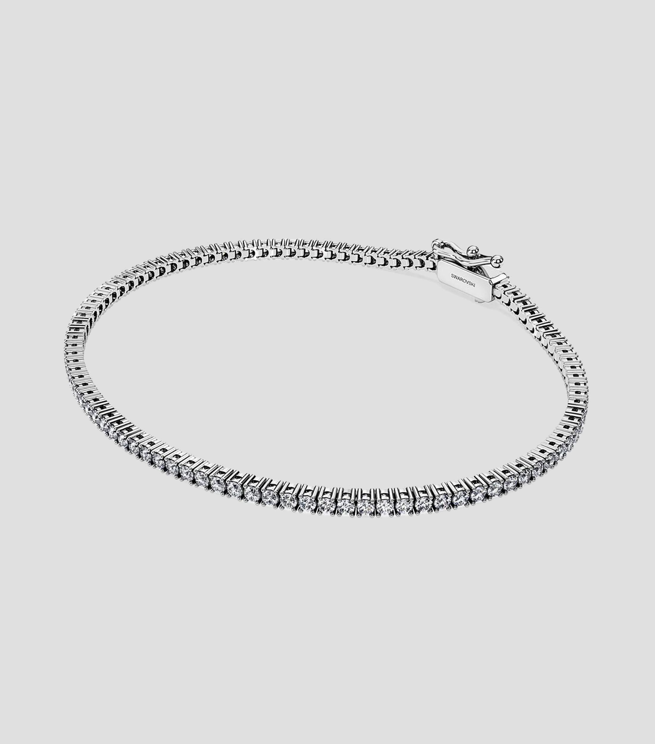 Brazalete en oro blanco de18 kilates con diamantes Tennis Mujer