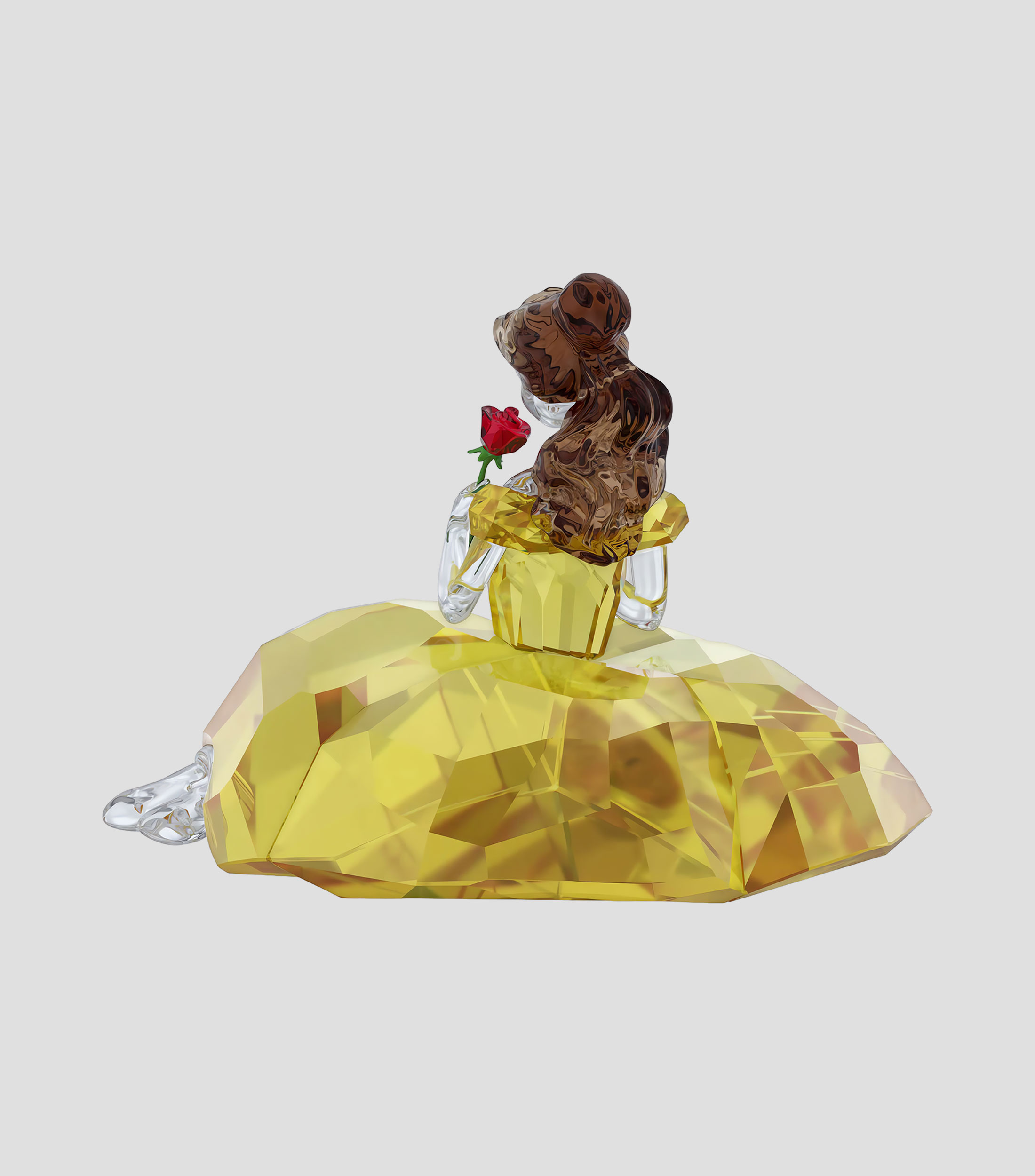 Figura decorativa Beauty And The Beast Belle en cristal Swarovski