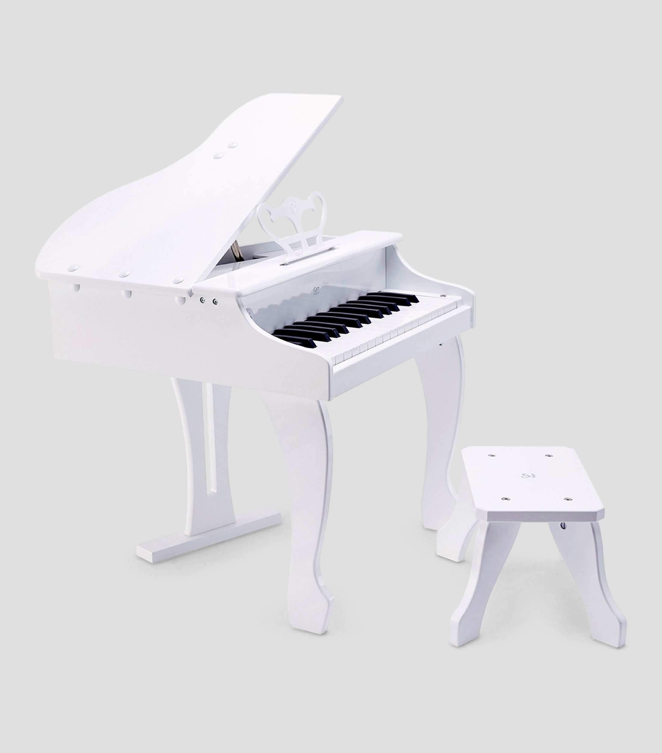 Piano de cola de lujo (Blanco)
