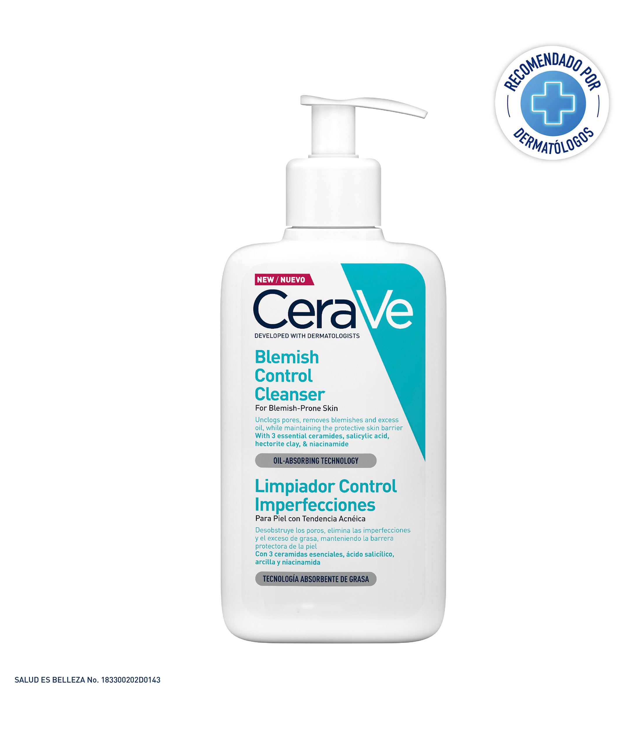 Limpiador Control Imperfecciones, 236 ml
