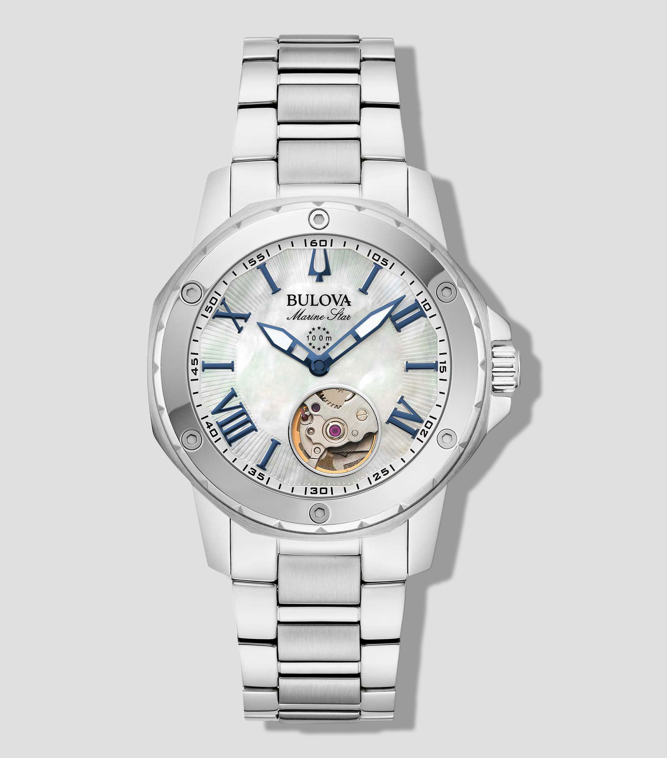 Reloj para mujer Marine Star Casual, Plateado