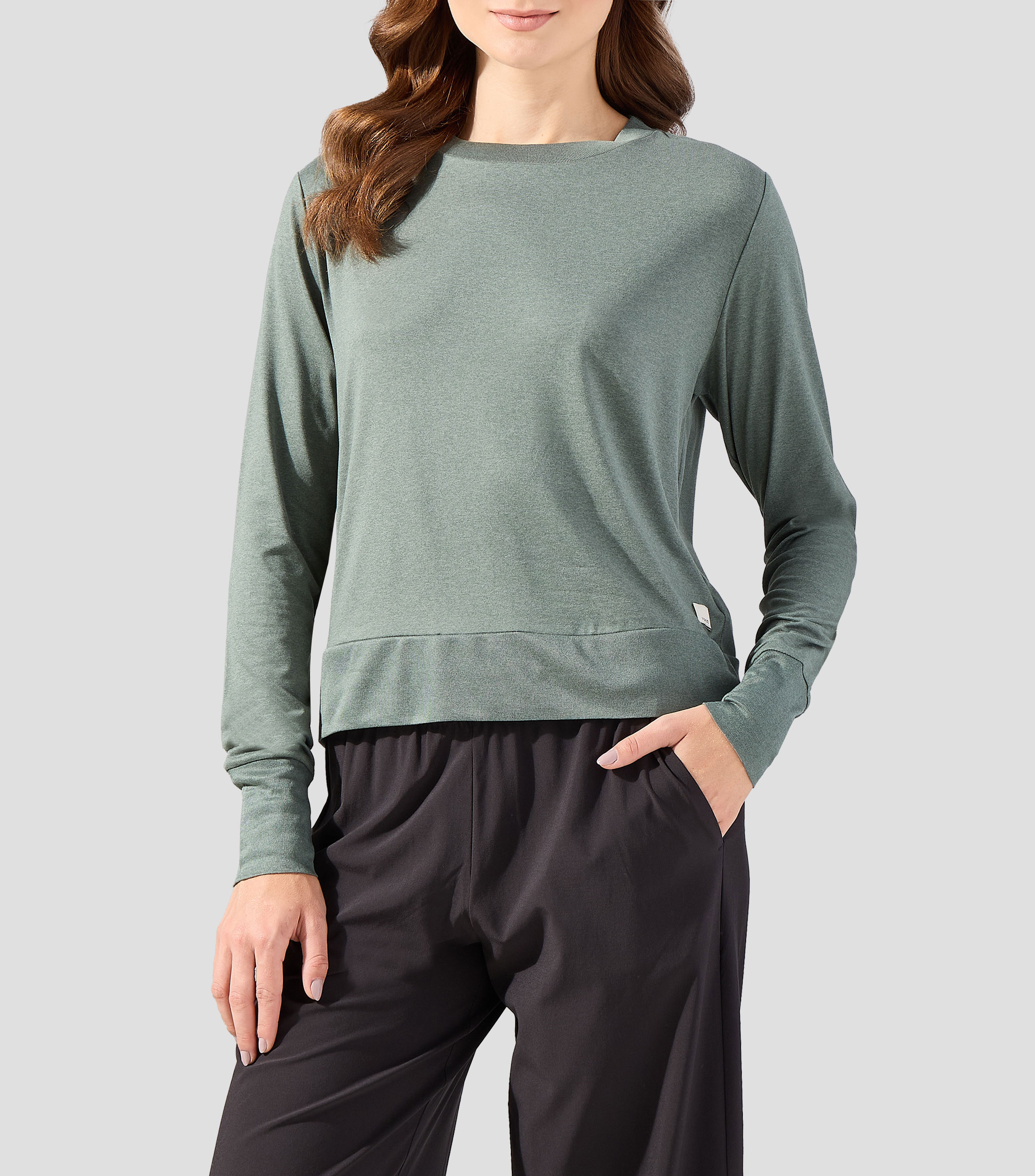 Playera deportiva Daydream jaspeada Mujer