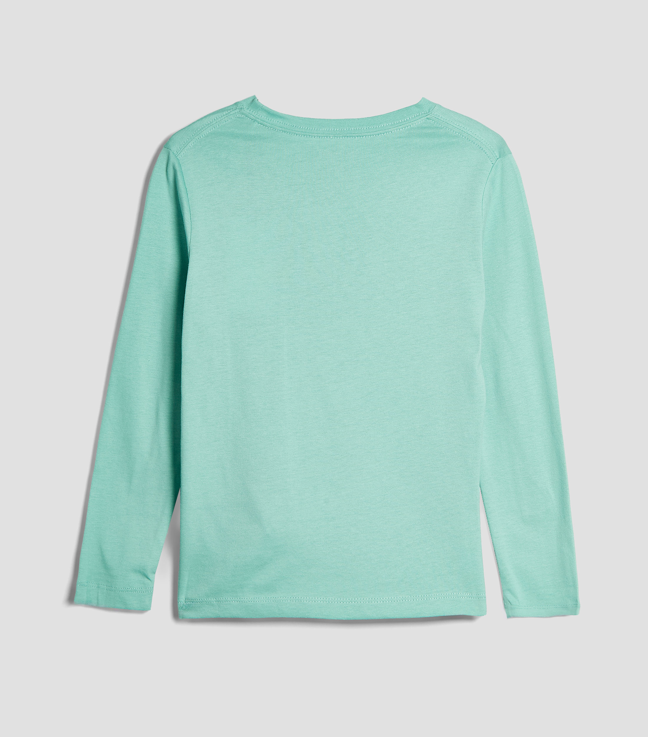Playera cuello redondo manga larga Niño