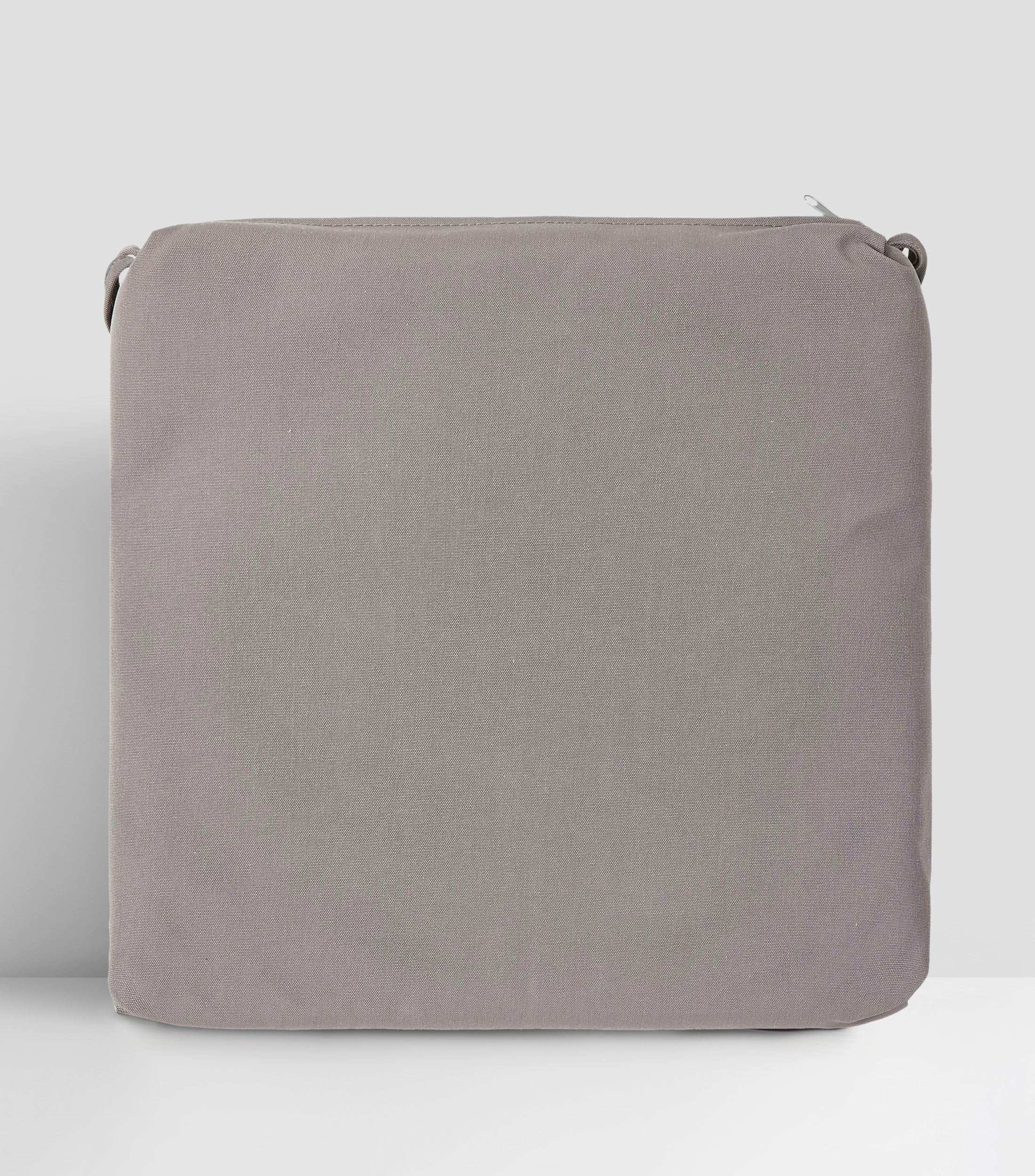 Cojín para silla Exterior liso Gris