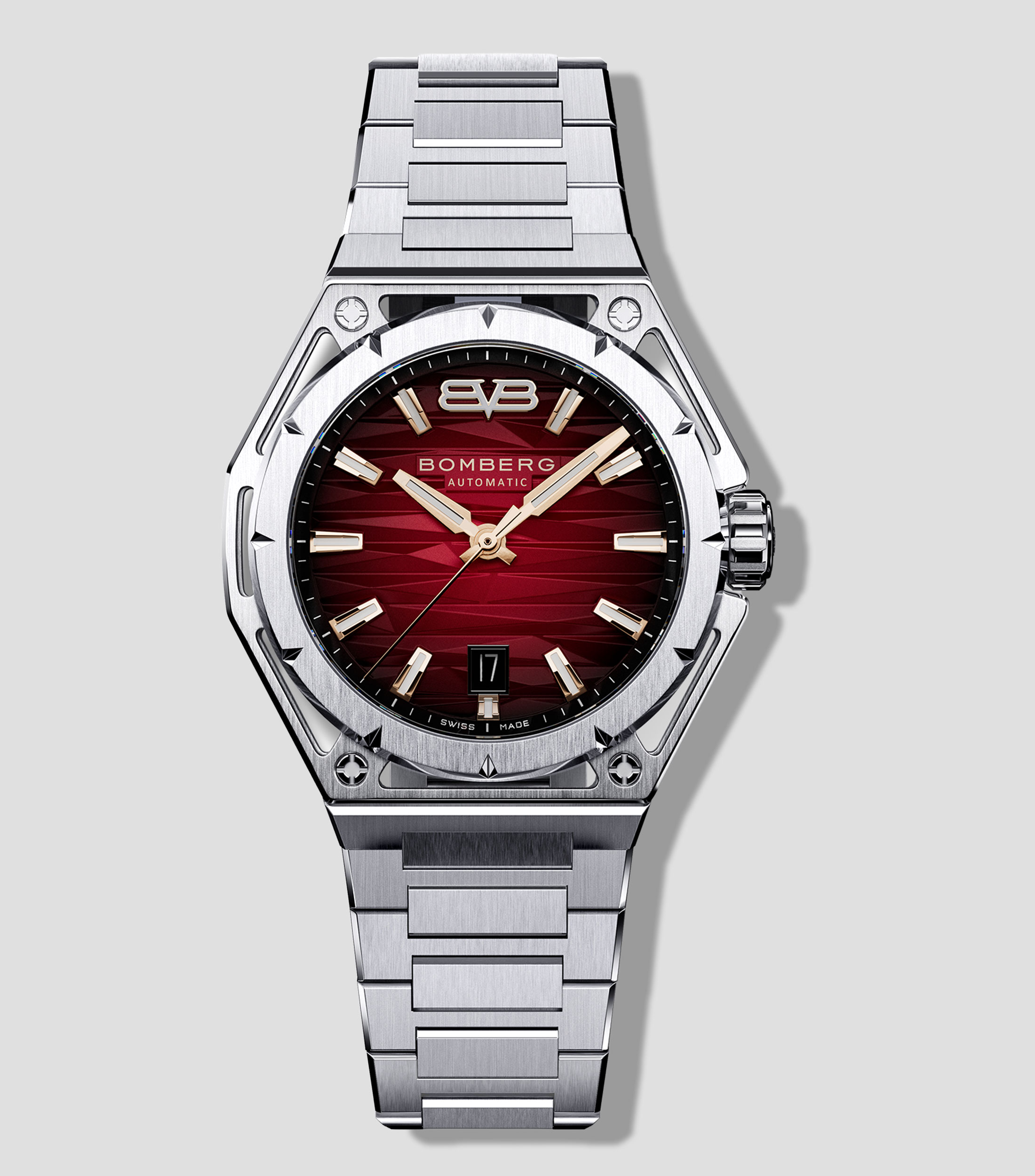 Reloj para hombre Bolt 77 Casual Plateado