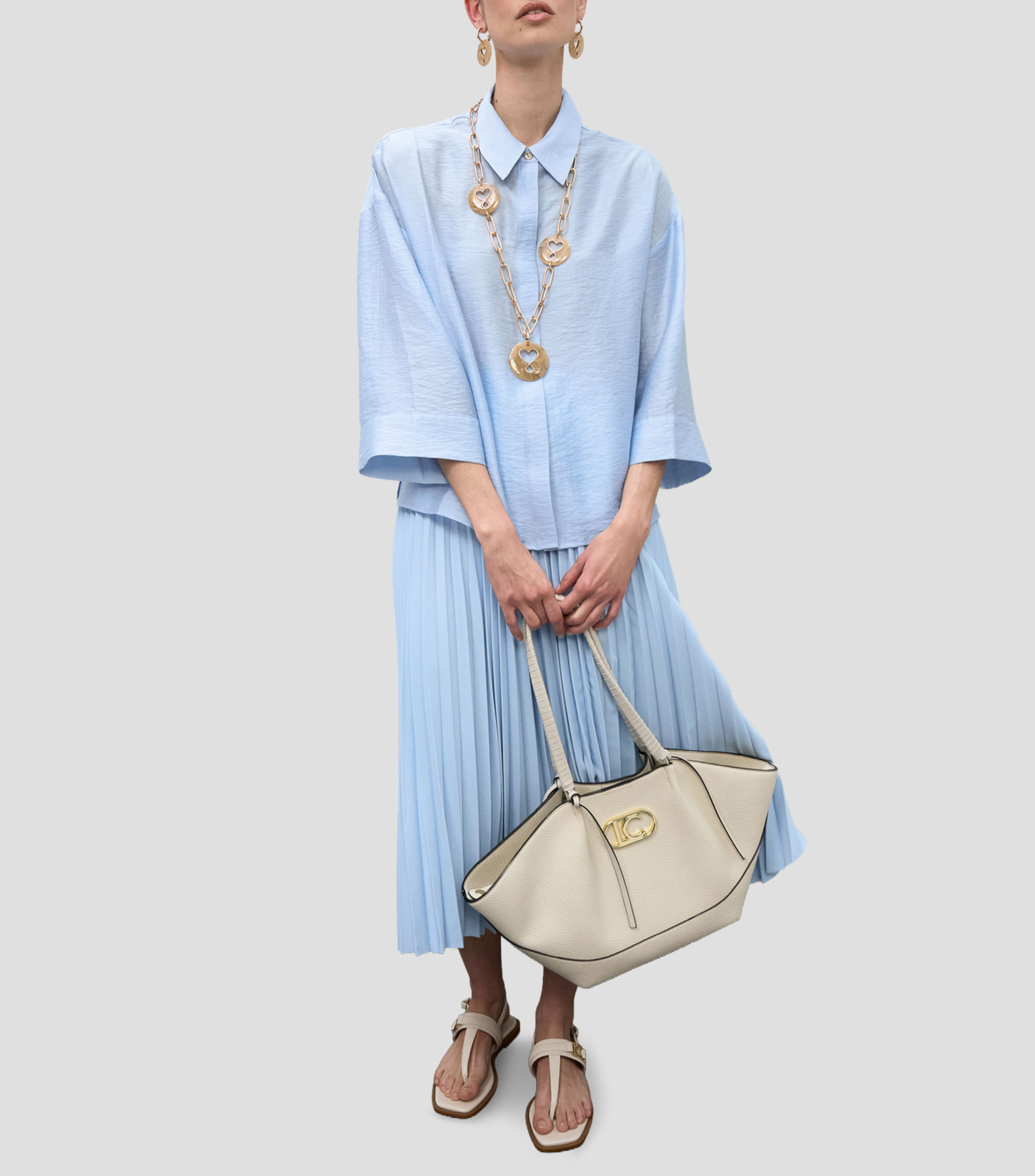 Bolsa tote liso Mujer