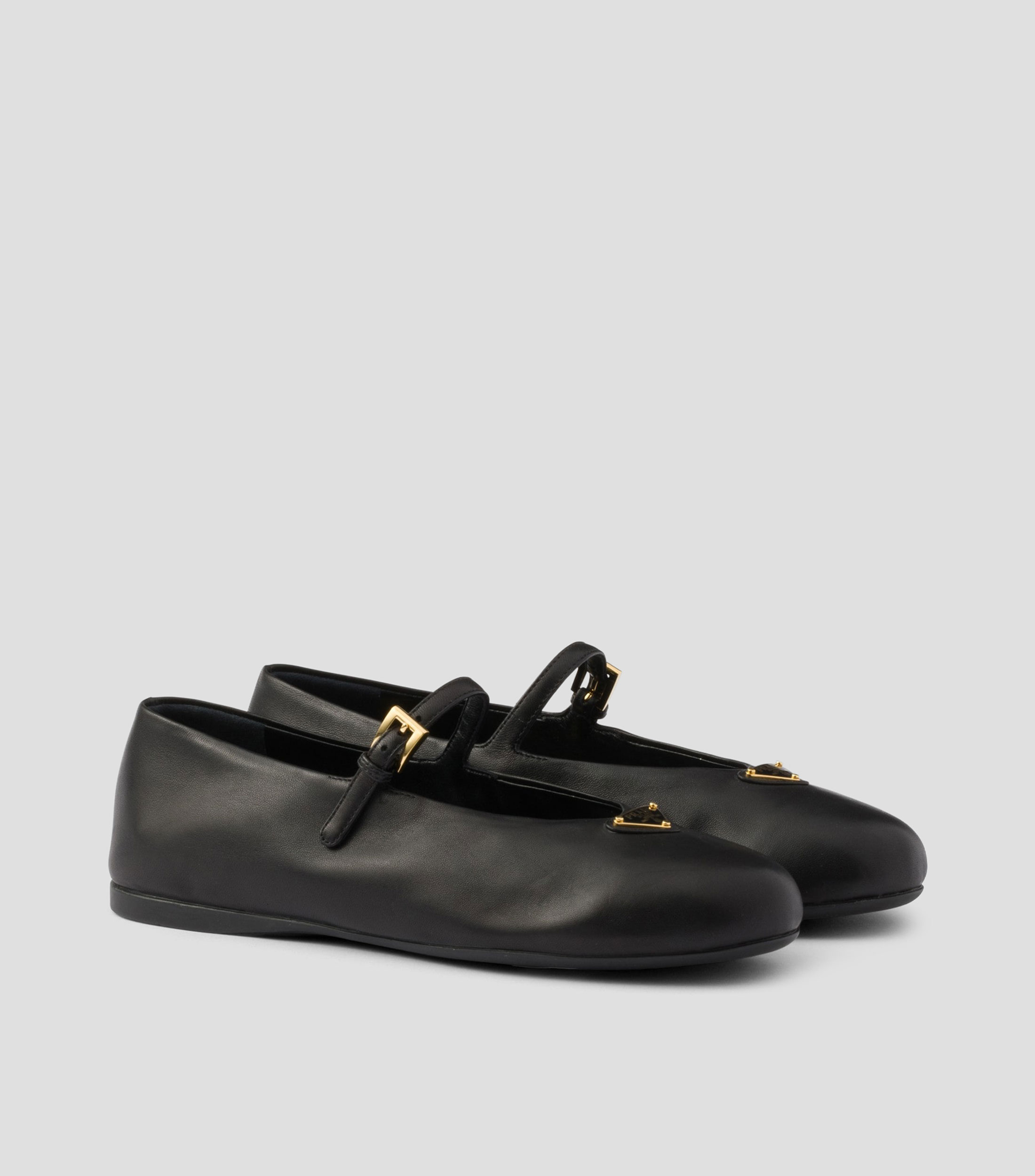 Flats en piel Mujer