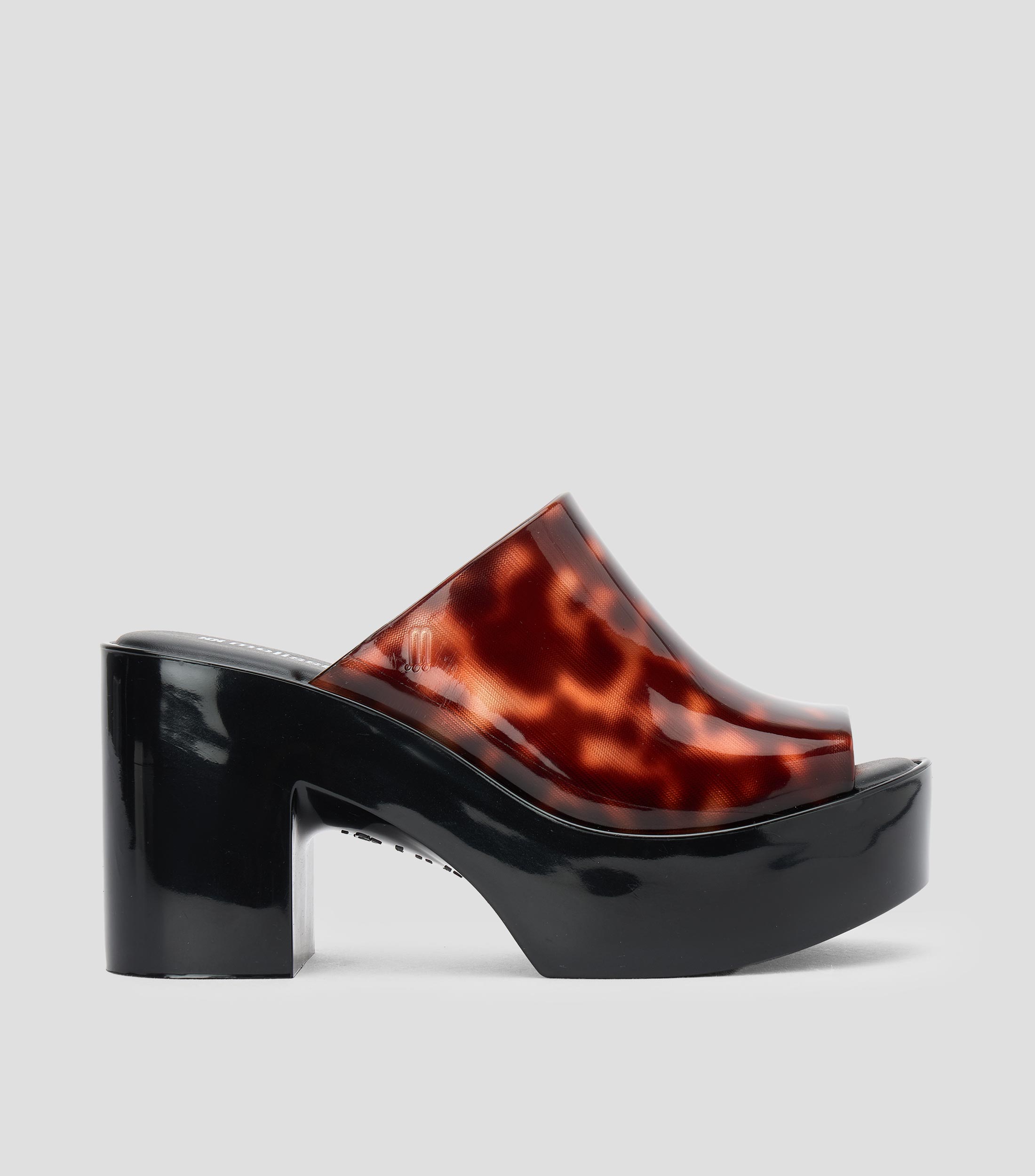 Zapatillas slip on con tacón alto y ancho Mule Hype II Mujer