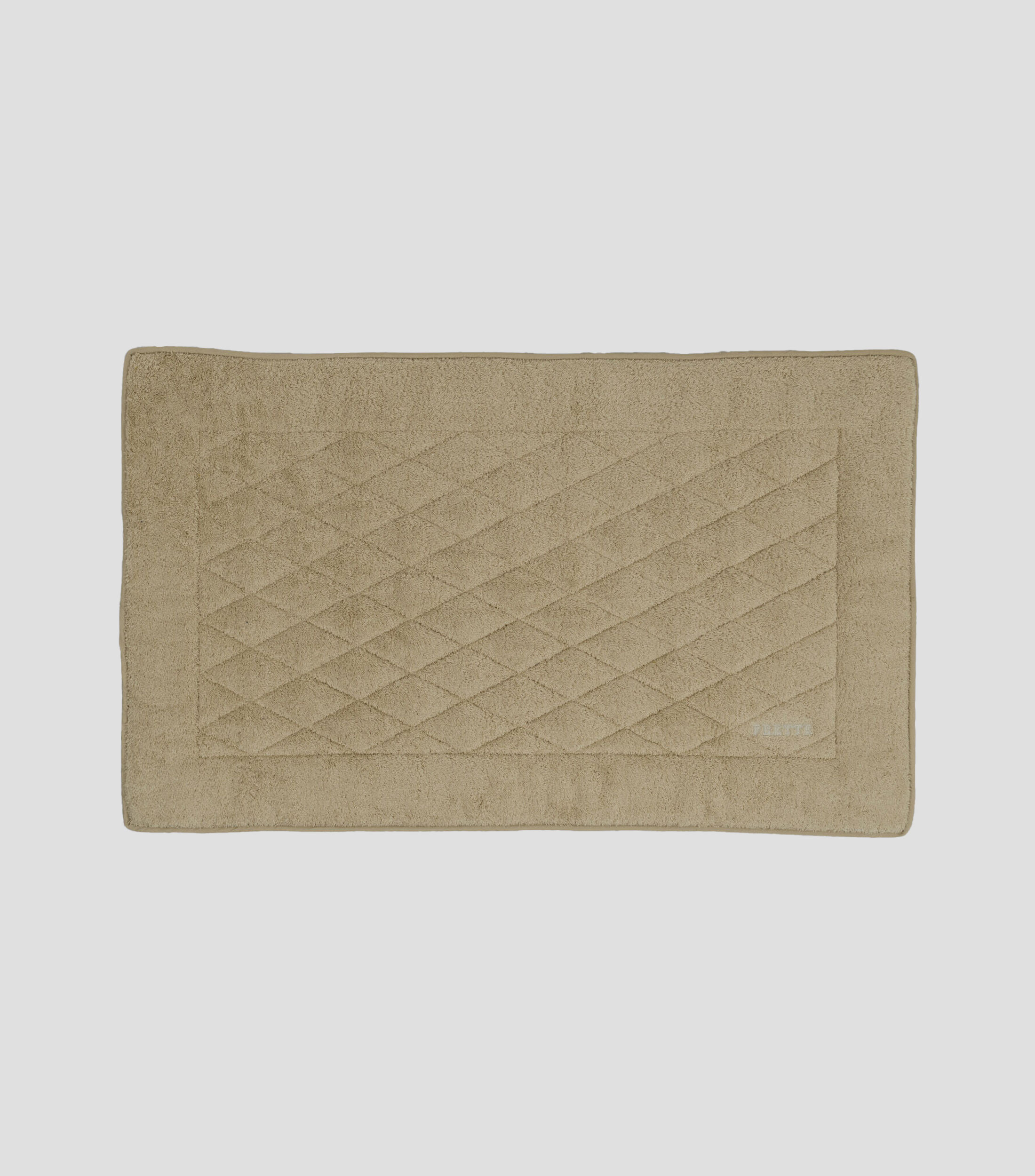 Tapete de baño Unito beige rectangular
