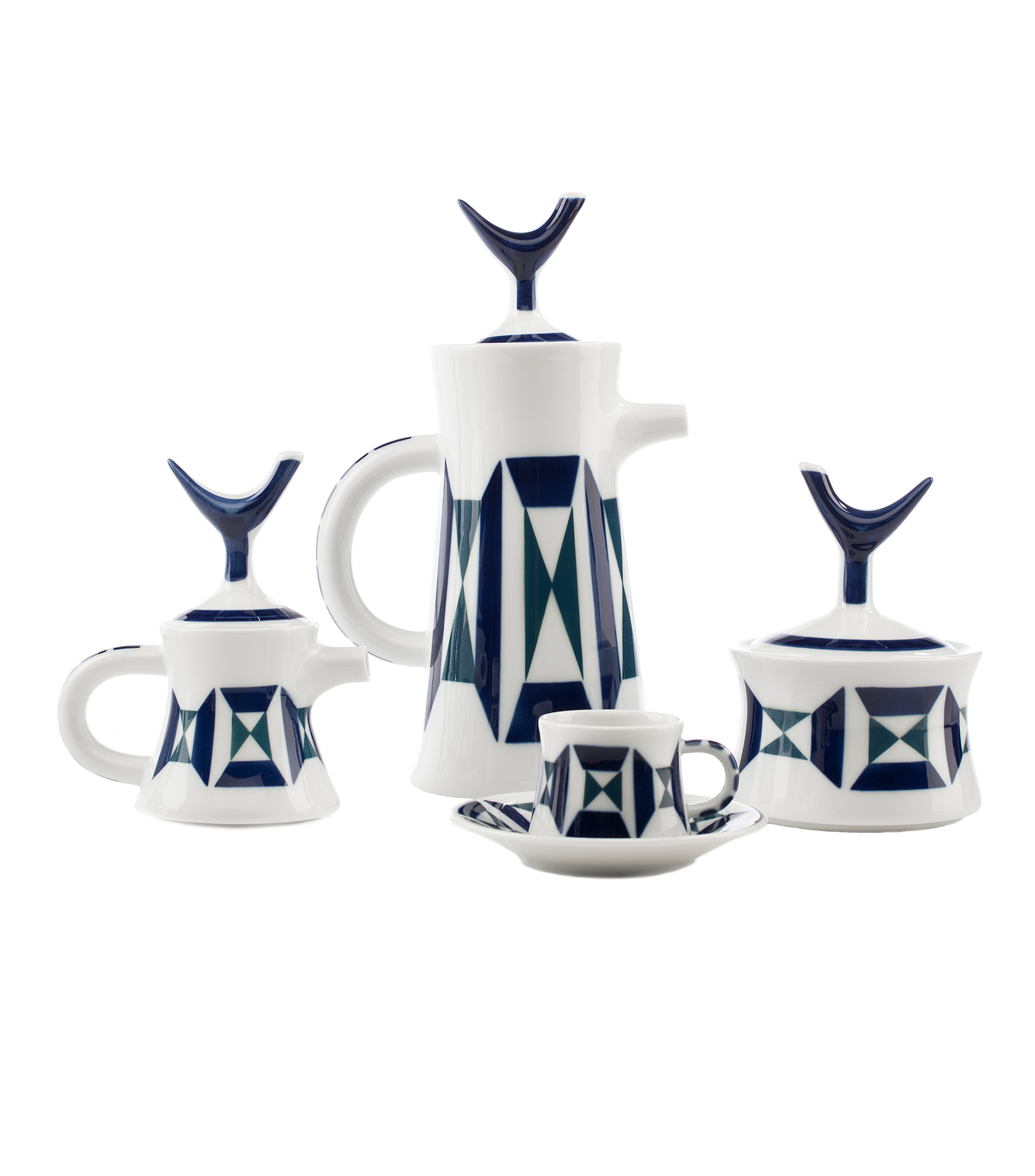 Sargadelos Set 6 servicios de Café Monférico El Palacio de Hierro