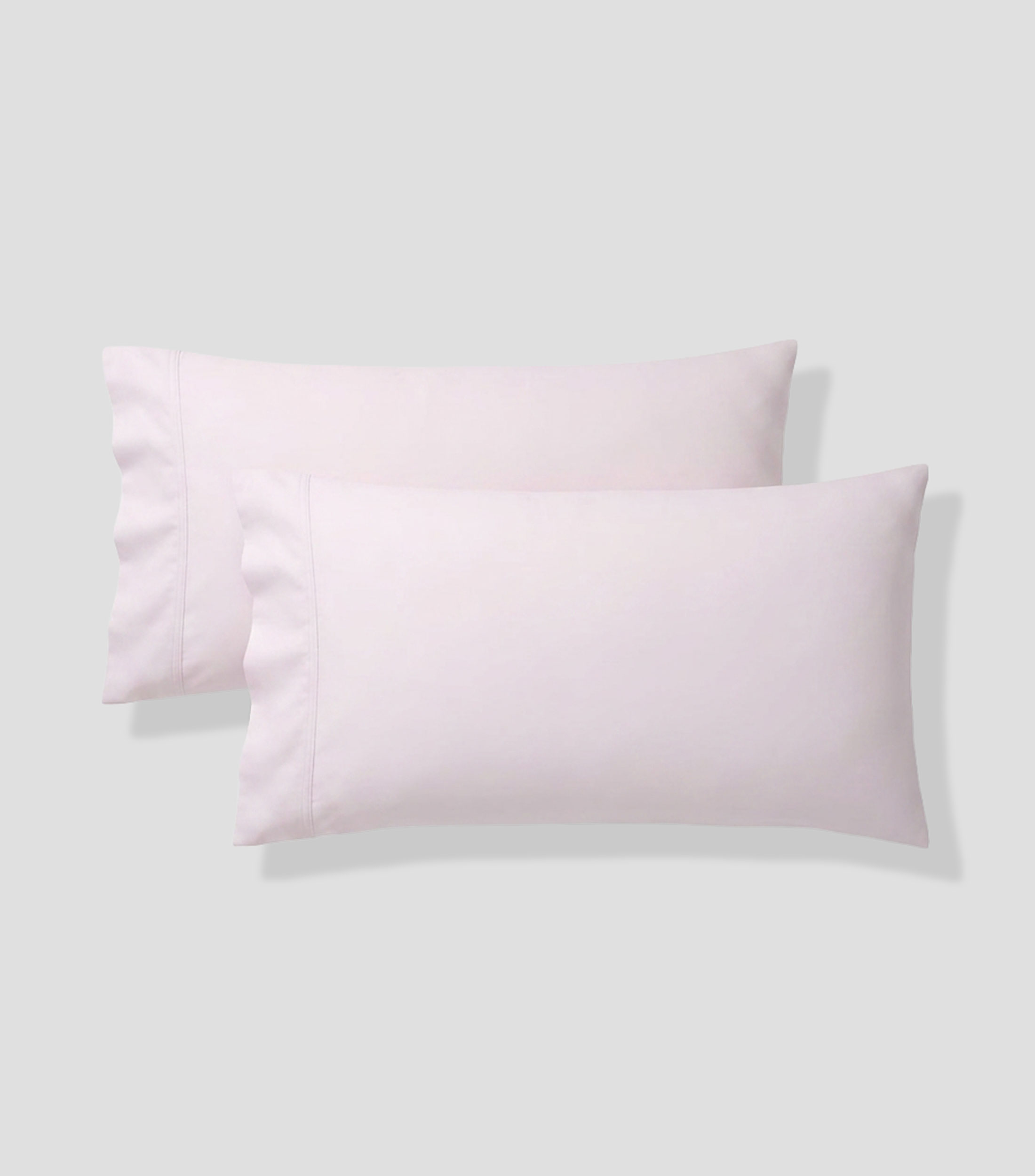 Juego de fundas para almohada King Size en algodón Spencer lavanda