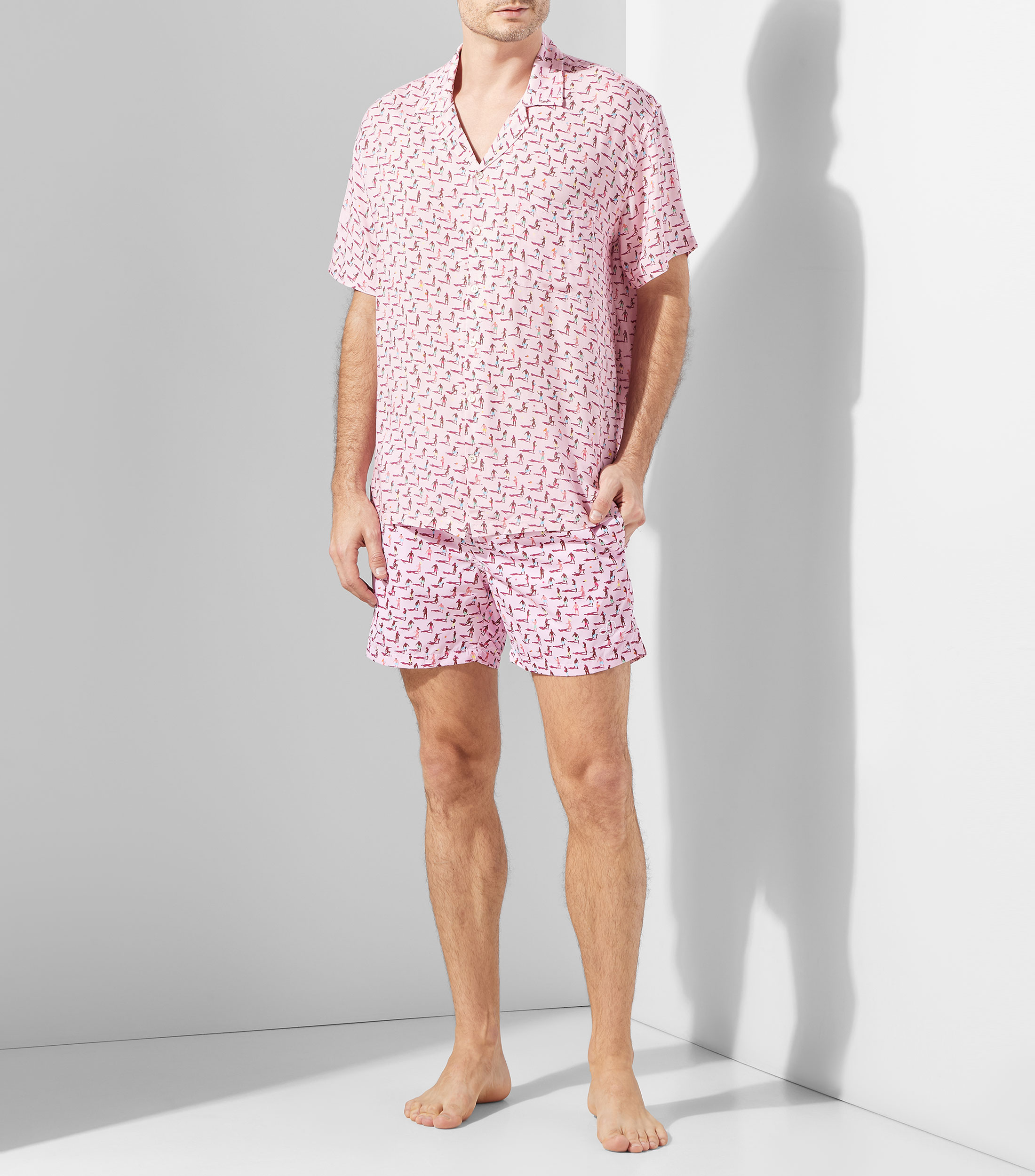 Traje de Baño corto fantasía Hombre