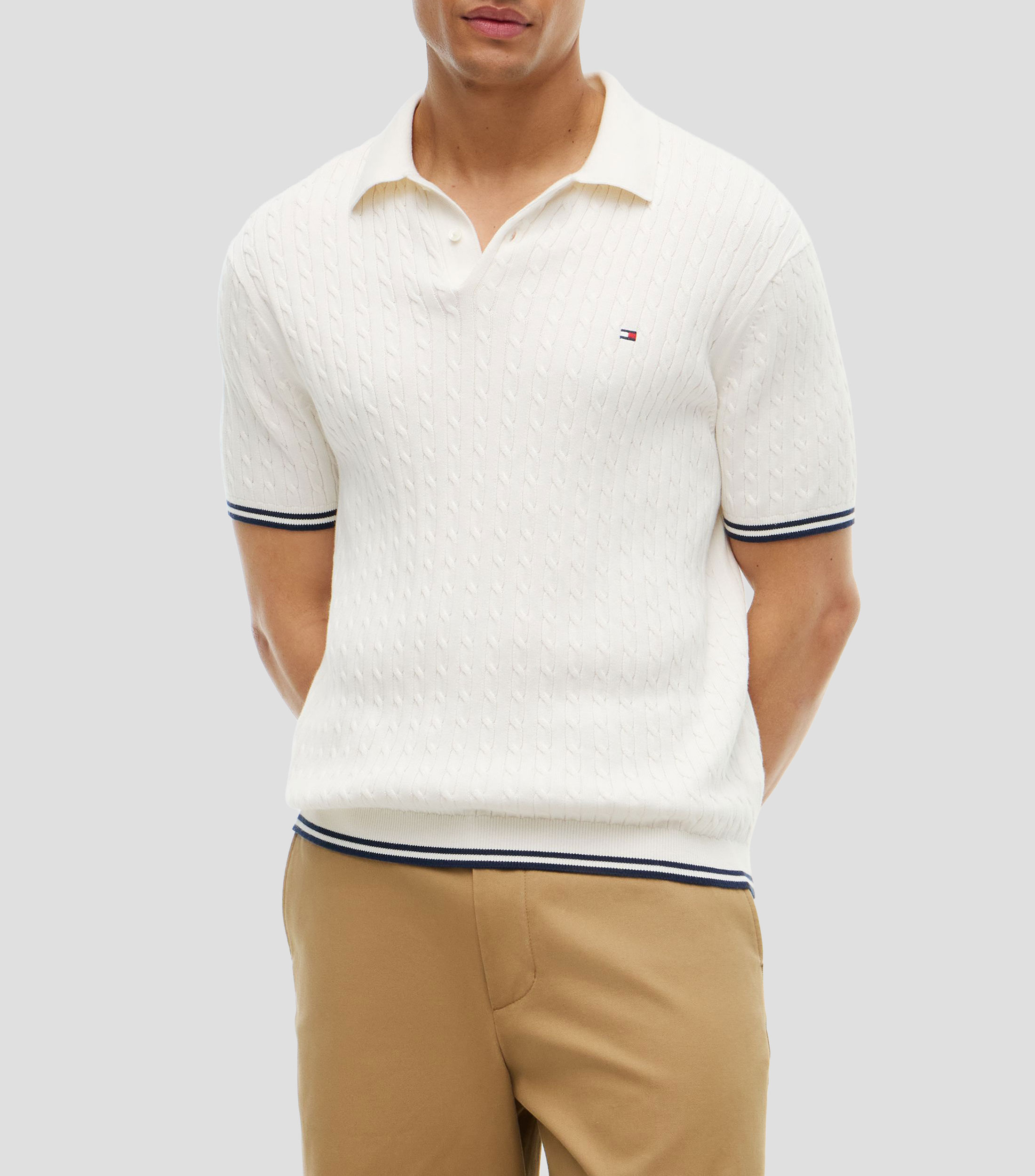 Playera tipo polo manga corta fantasía Hombre