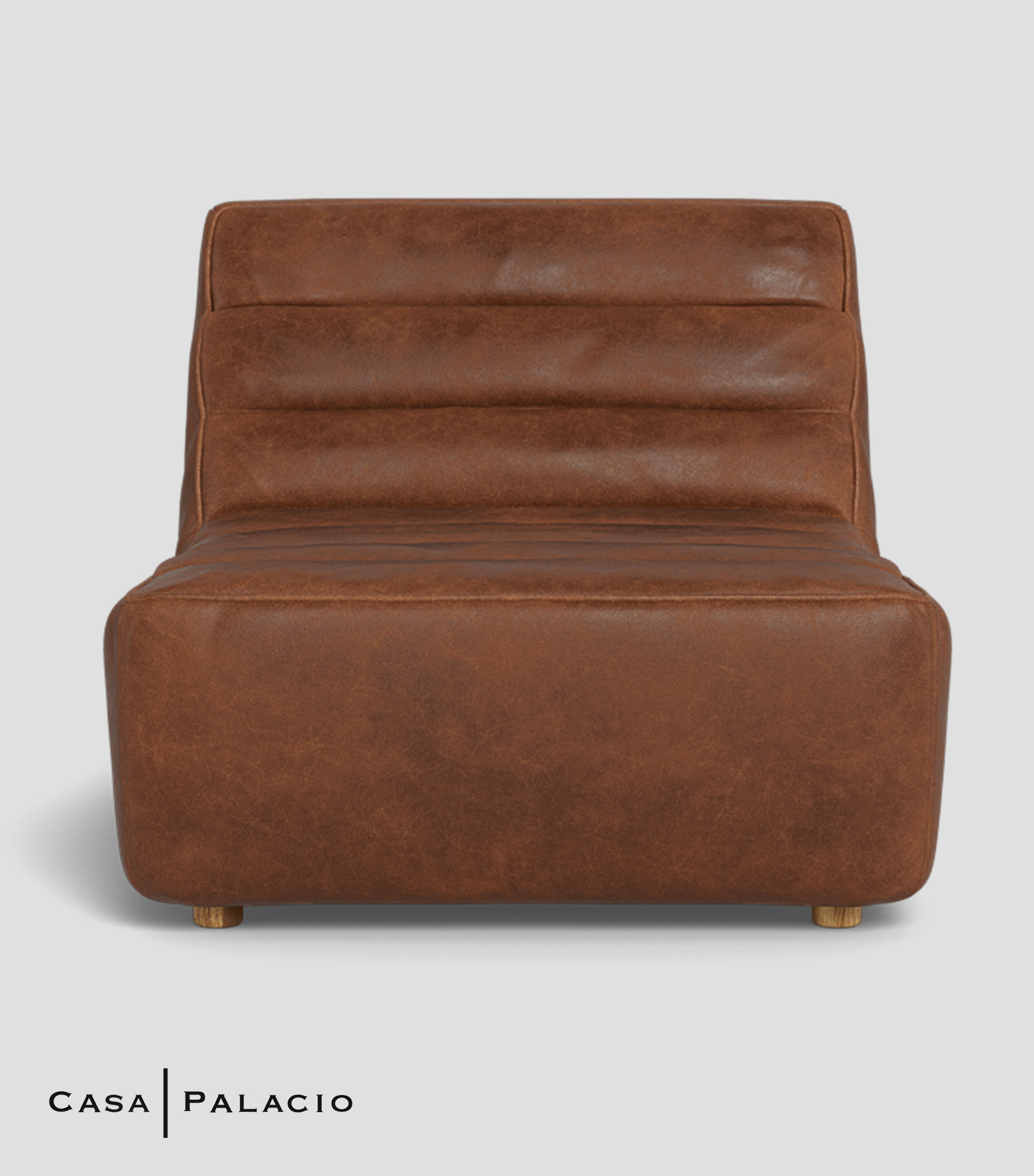 Sillón Shabby en cuero