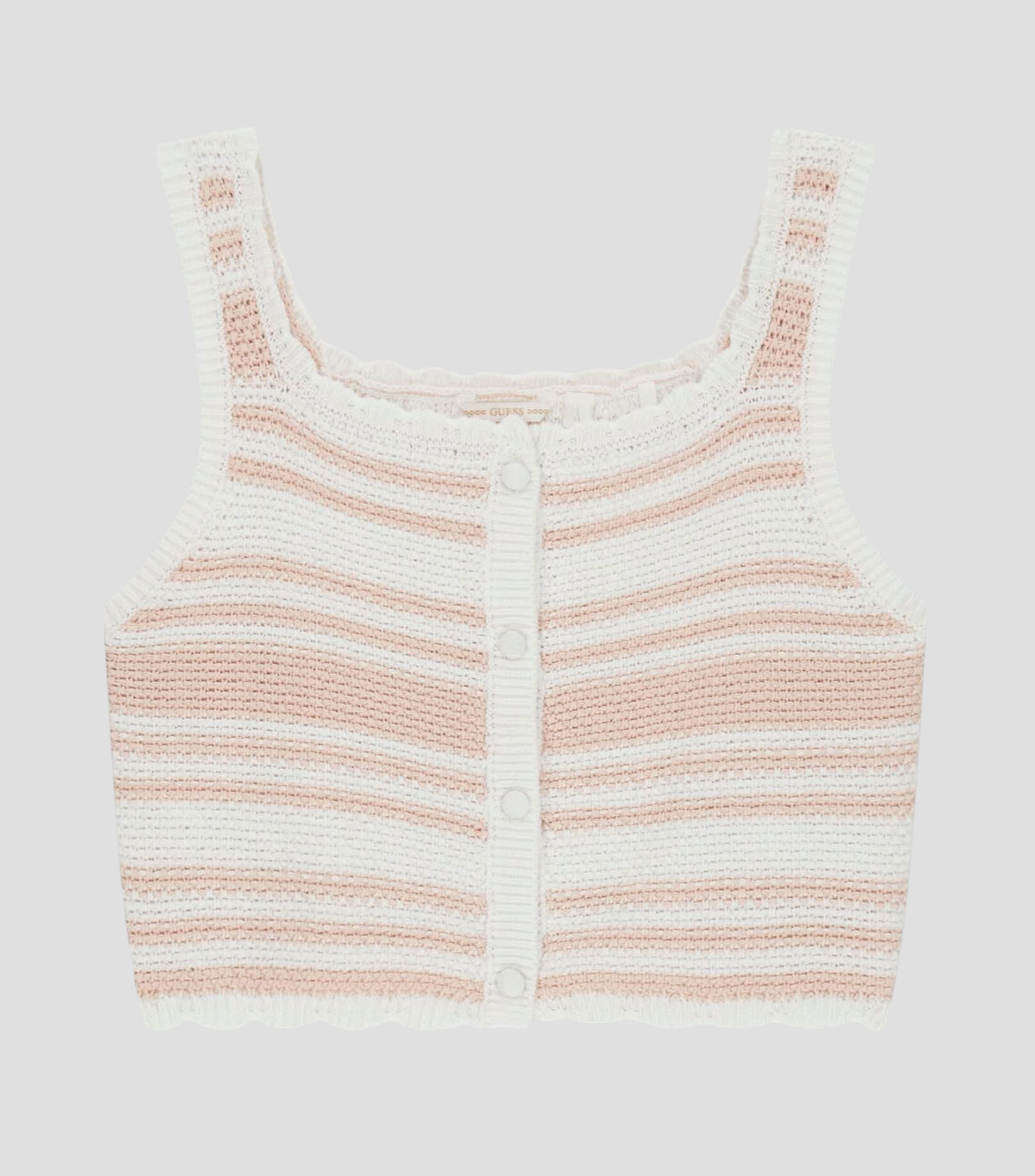 Blusa con líneas sin mangas Niña