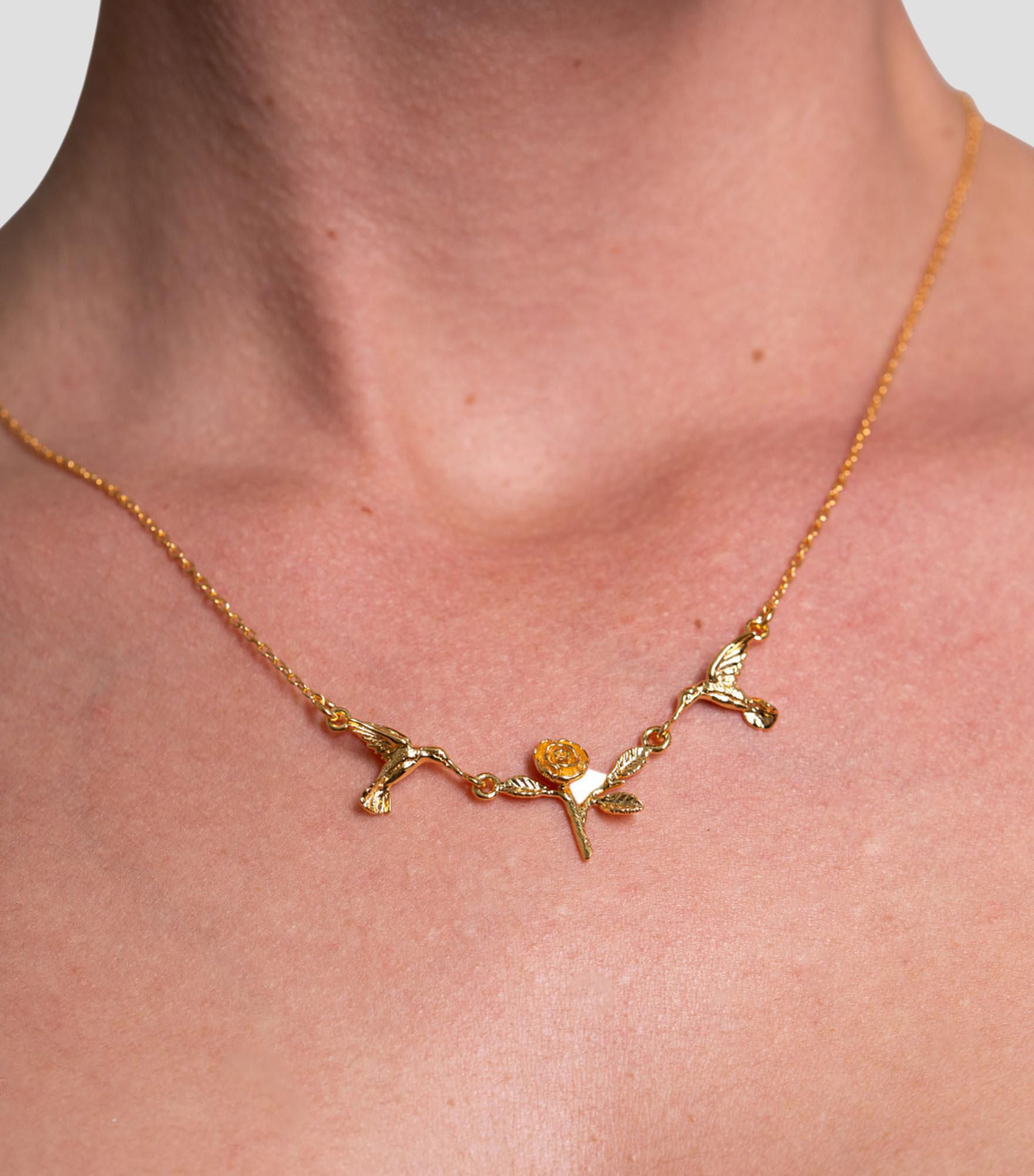 Collar colibrís Mujer