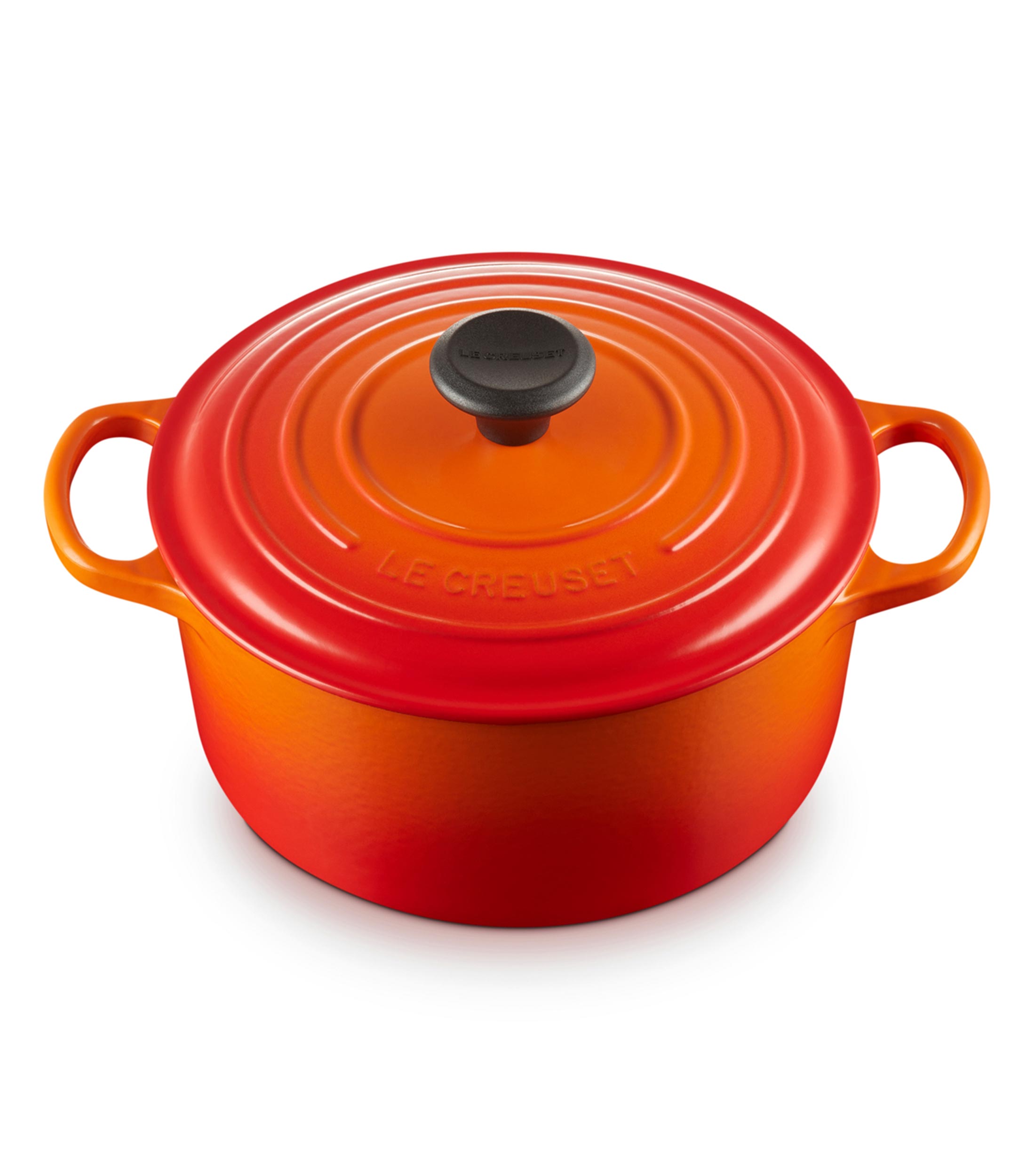 Cacerola en hierro colado 2.6 L Naranja Flame