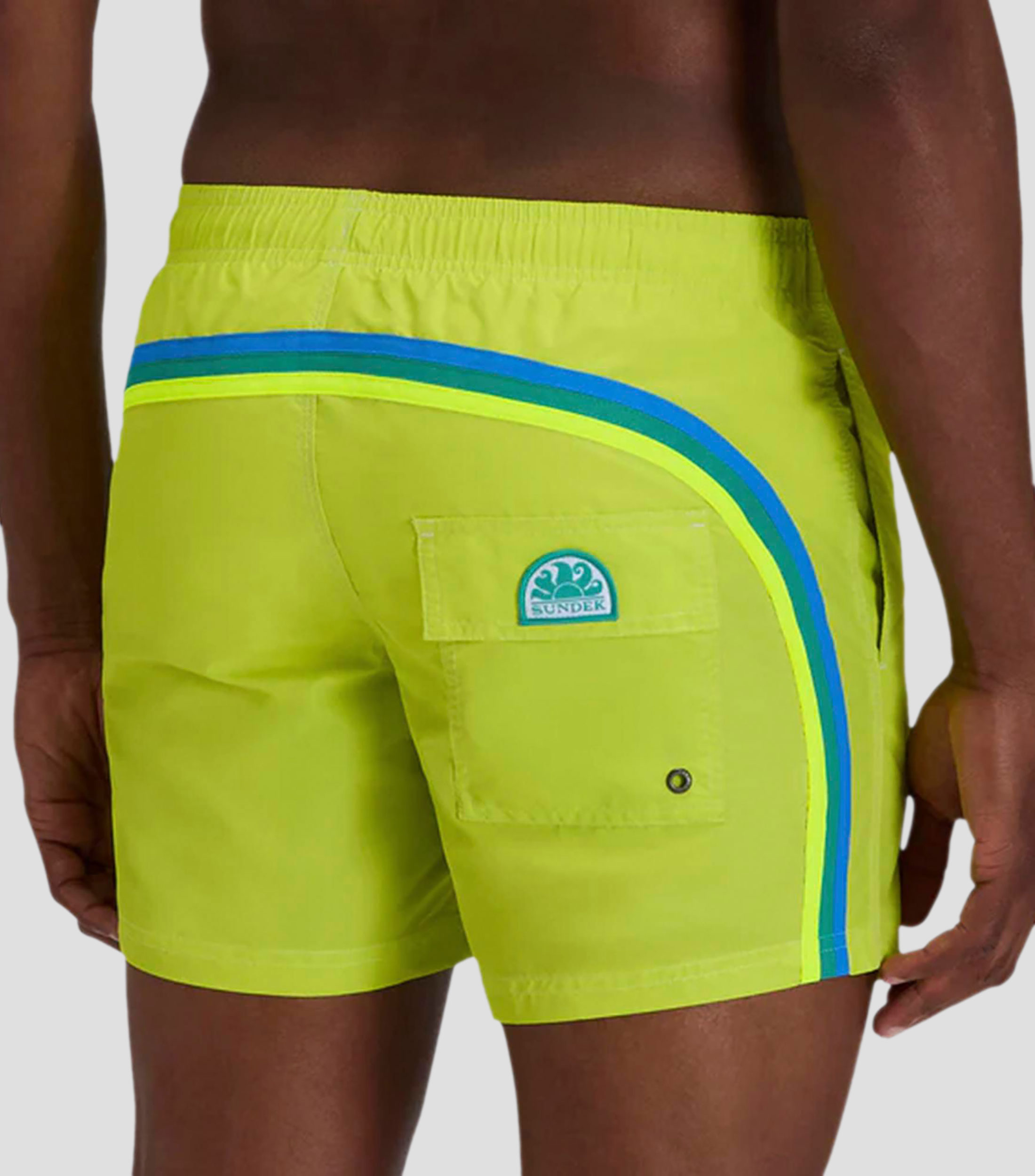 Traje de Baño corto liso Hombre