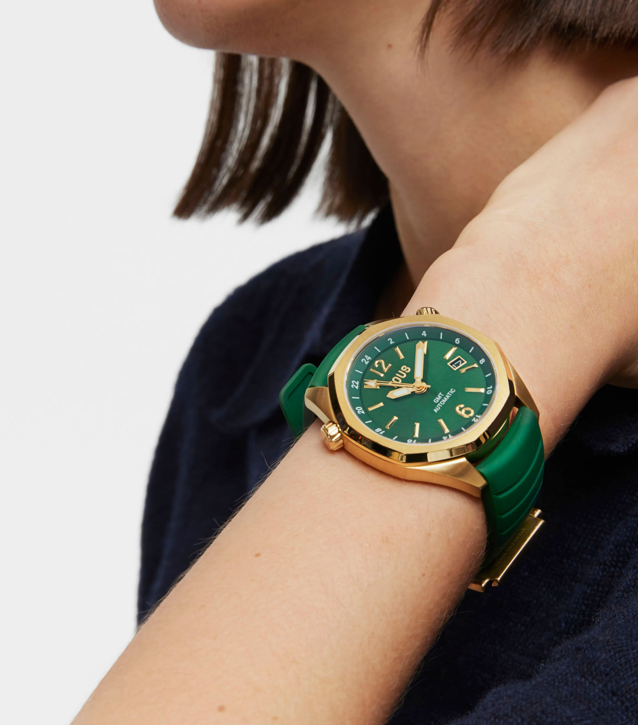 Reloj para Mujer Casual Now dorado, verde